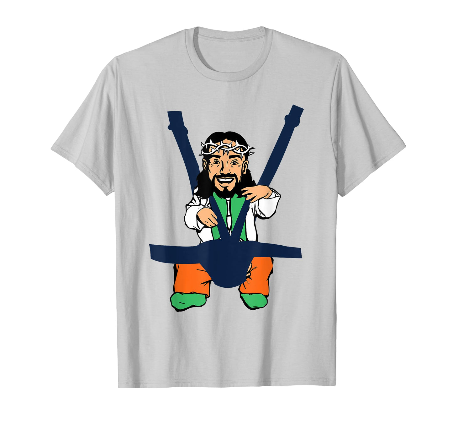 Baby Jesus Shirt in a Baby Carrier Funny Christ T-Shirt T-Shirt