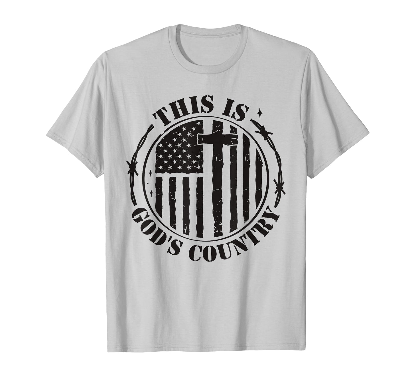 This Is God's USA Country Flag Patriotic Christian Faith USA T-Shirt