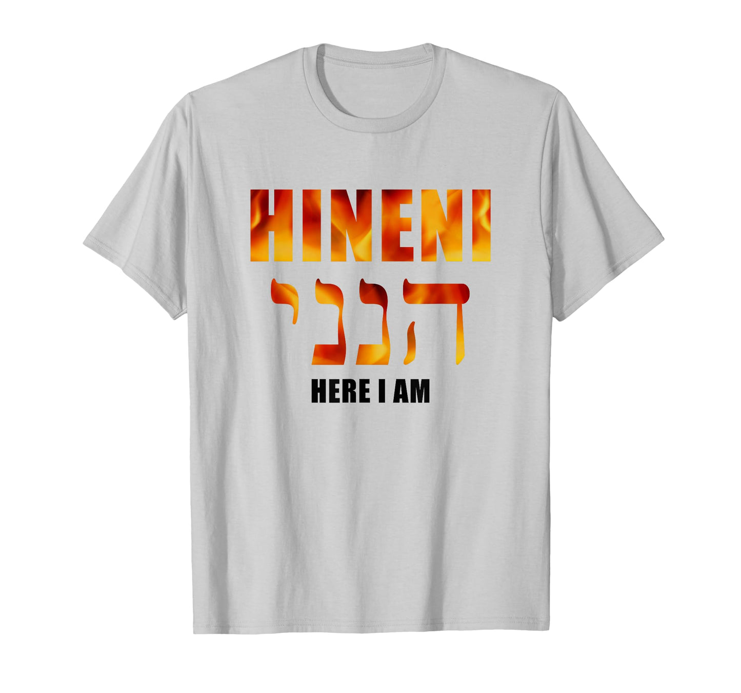 HINENI Here I Am – Hebrew Christian Faith Biblical T-Shirt