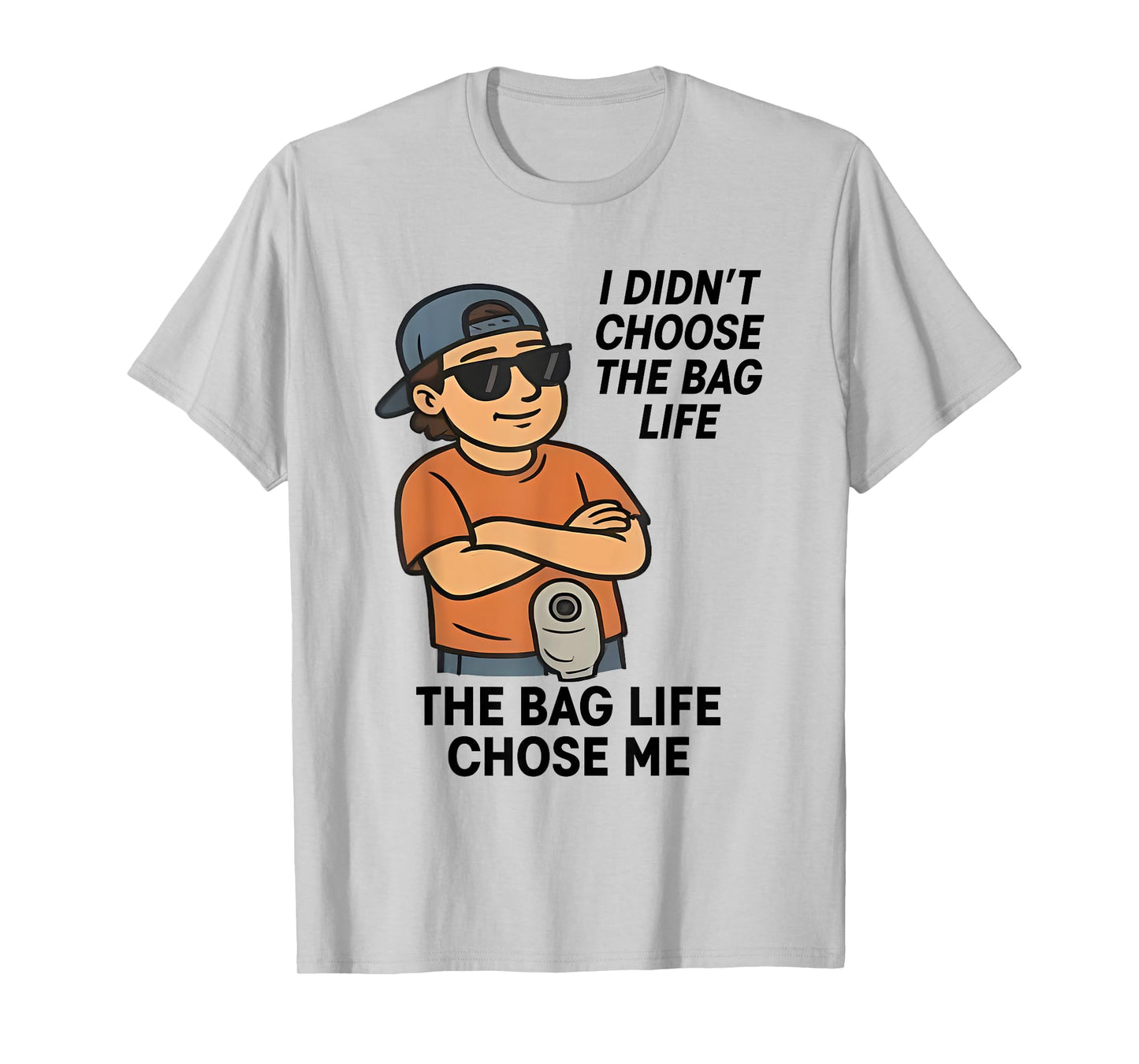 I Didnt Choose The Bag Life The Bag Life Chose Me Funny Meme T-Shirt