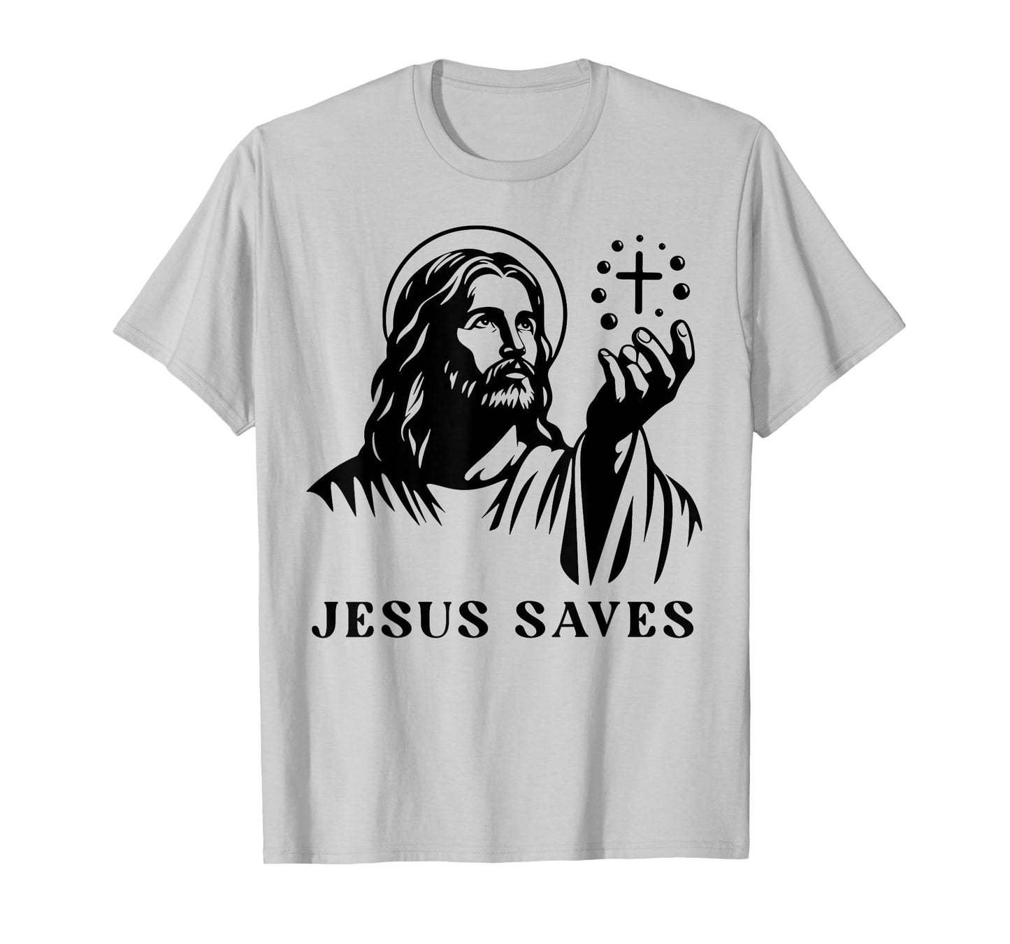 Jesus Saves Christian Cross God Minimal Faith Bible Pray T-Shirt