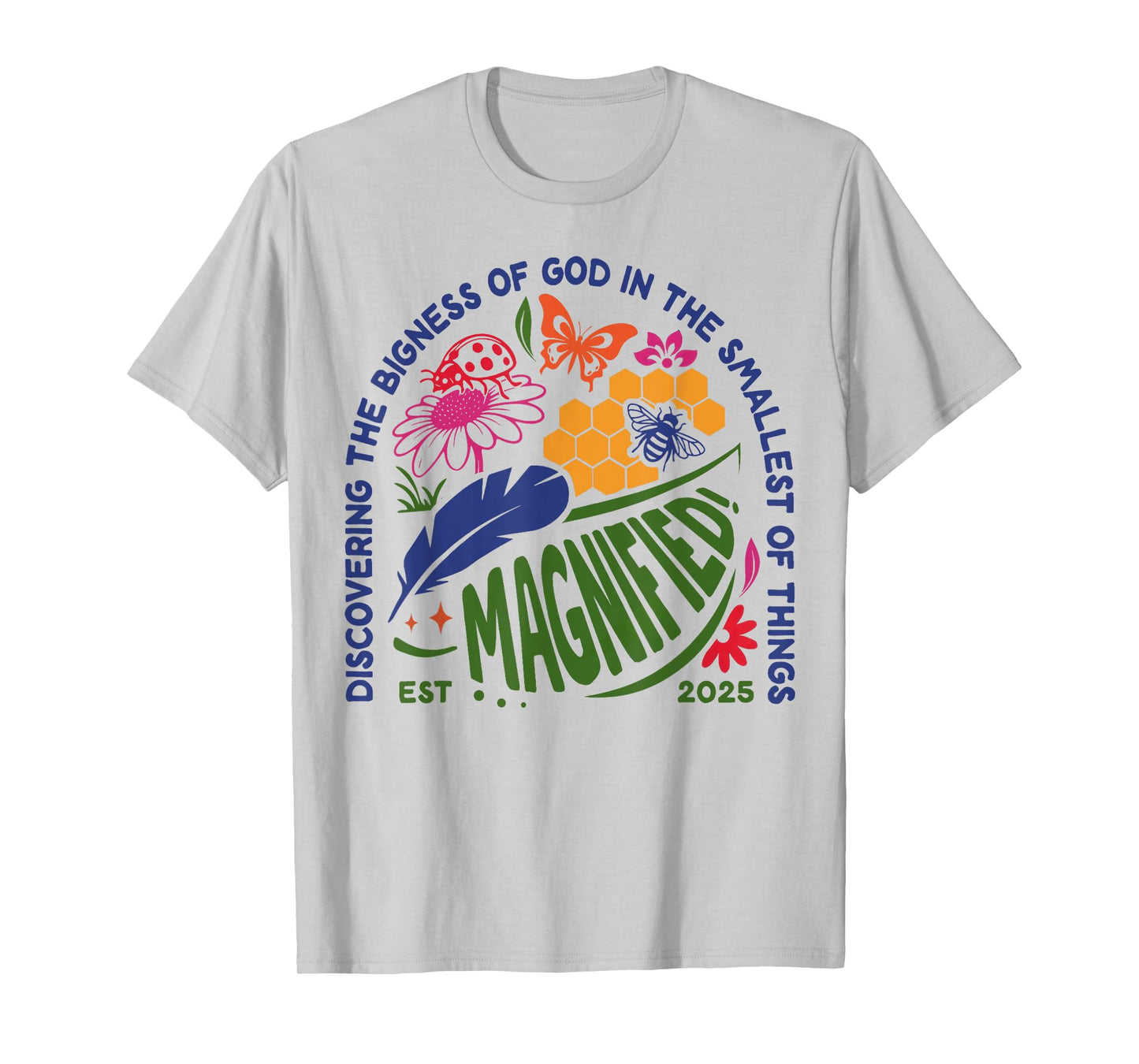 Magnified VBS 2025 Discovering the Bigness of God Christian T-Shirt