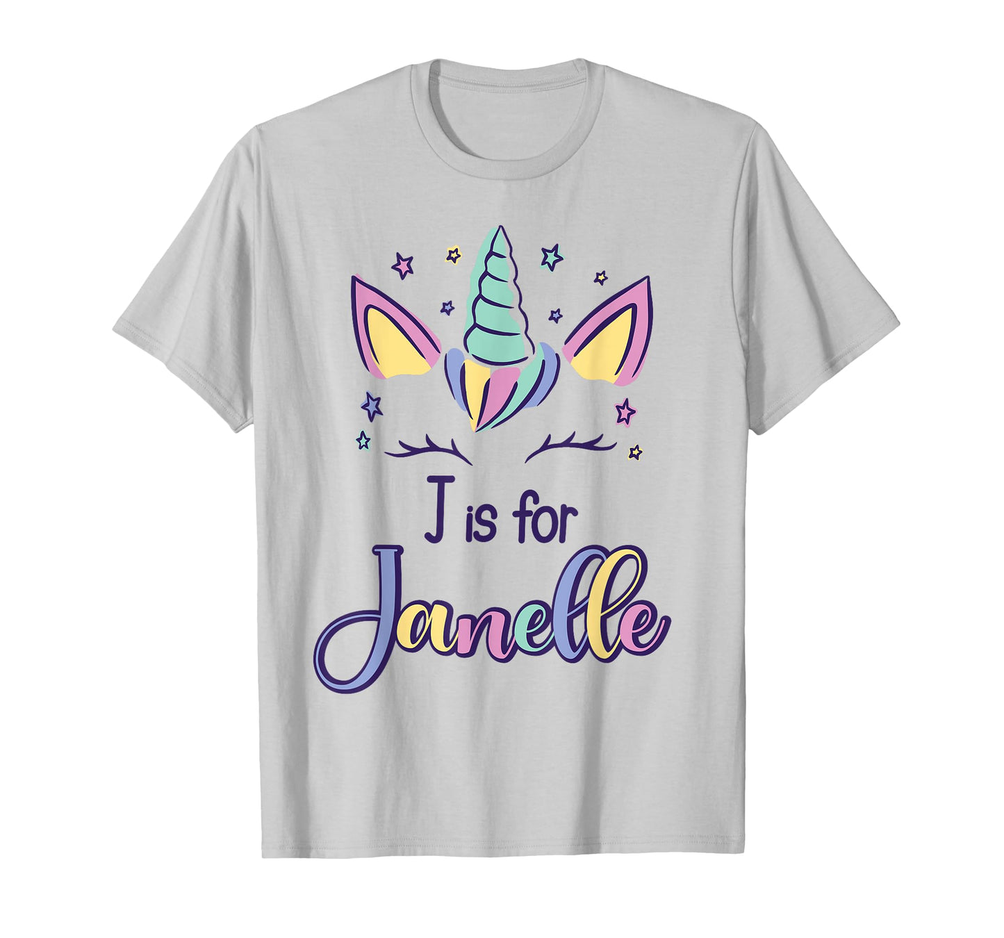 First Name Janelle Personalized J Is For Janelle T-Shirt