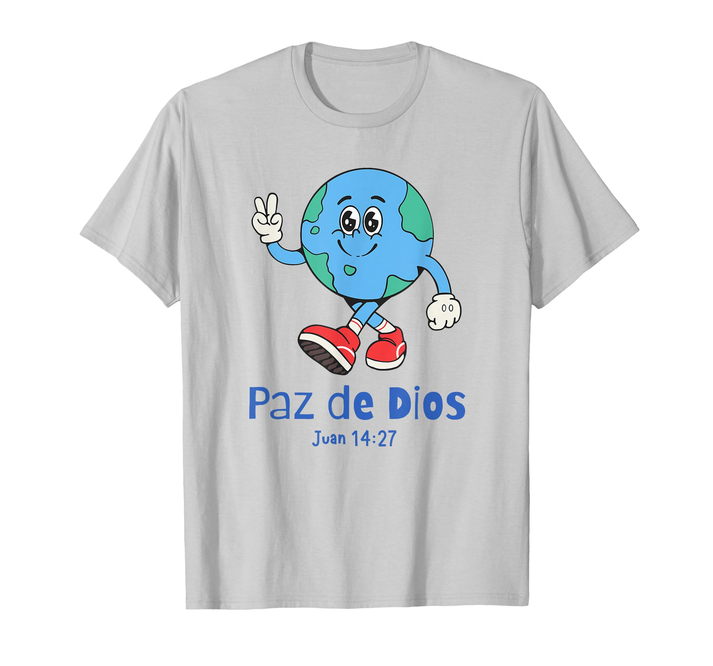 Paz de Dios, GOD's PEACE, Juan 14:27, WORLD T-Shirt
