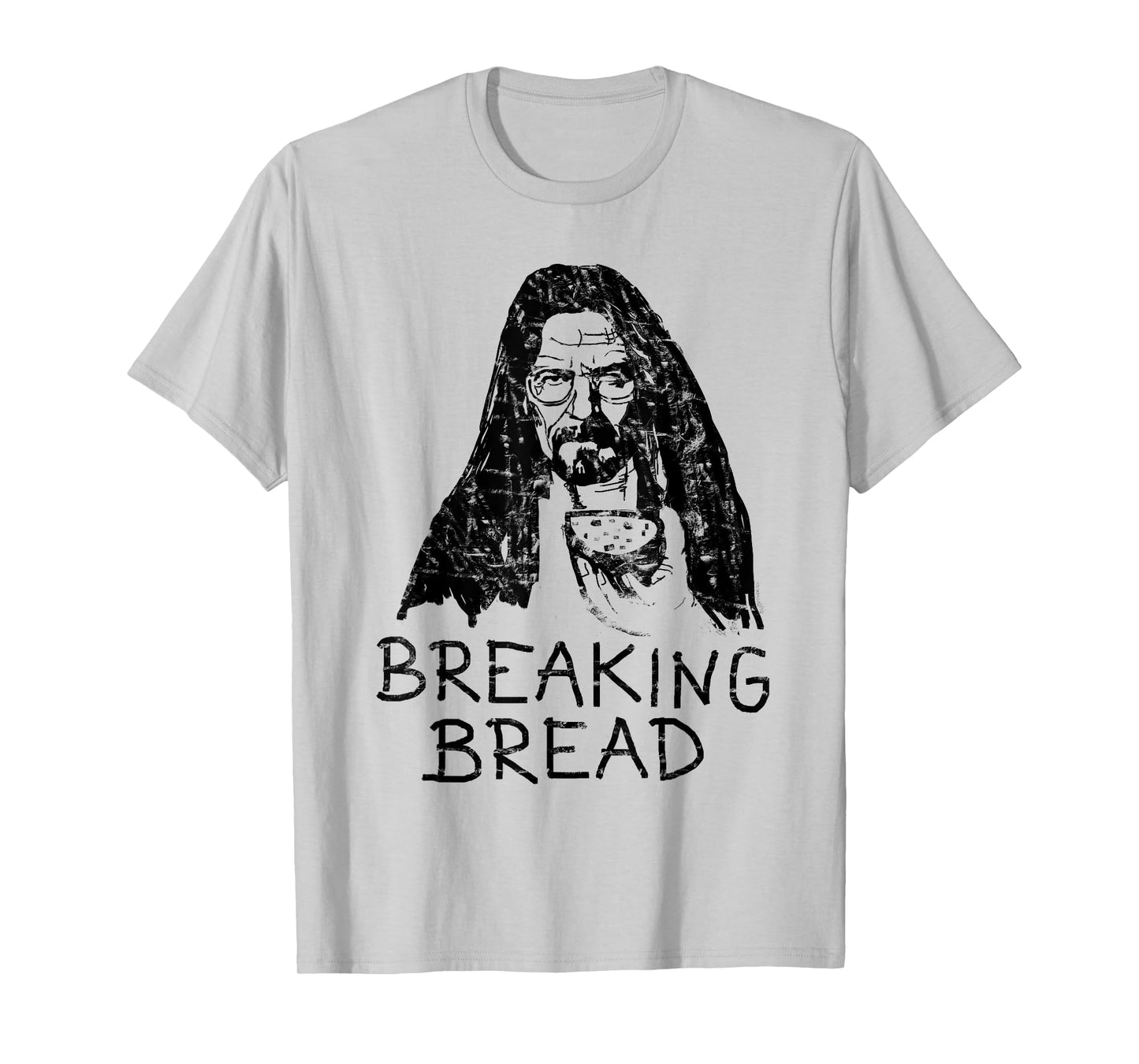 Jesus Funny Breaking Bread Christ Cross Faith Christ T-Shirt