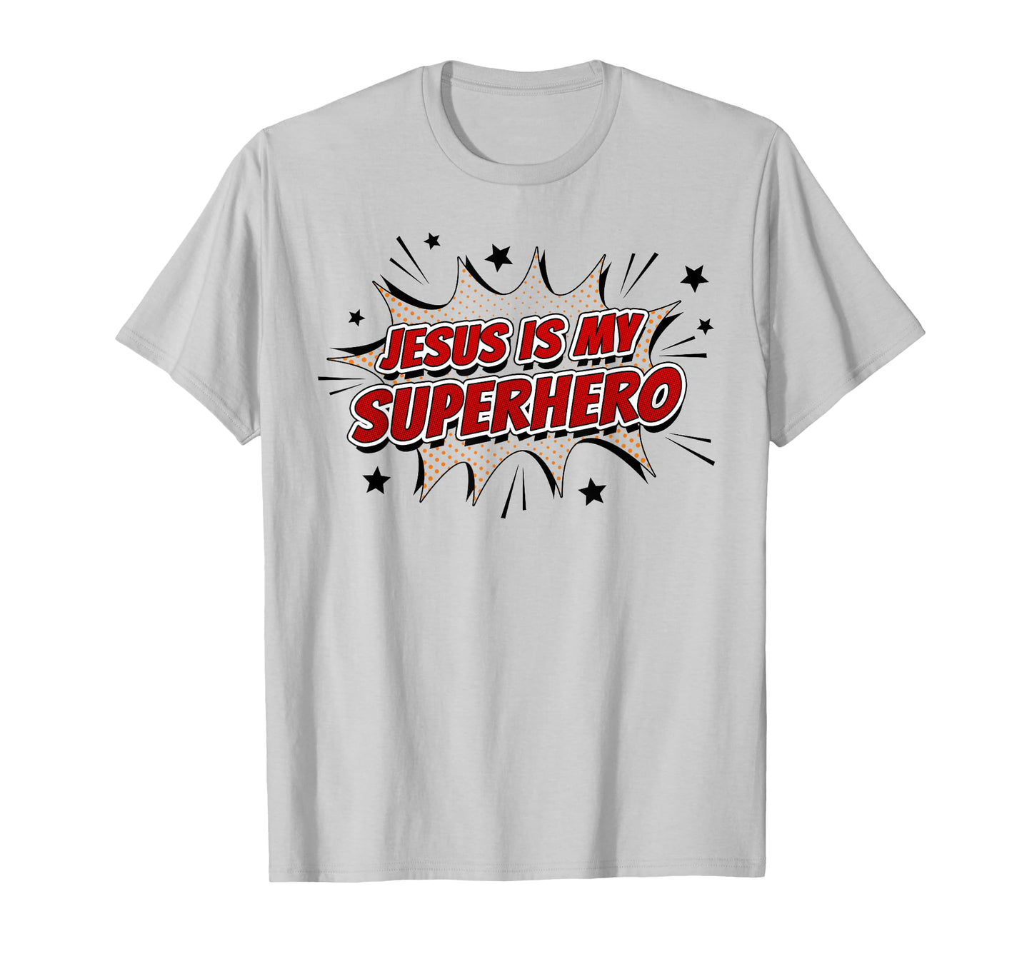 Jesus is My Superhero – Kids & Adult Christian Faith Comic T-Shirt