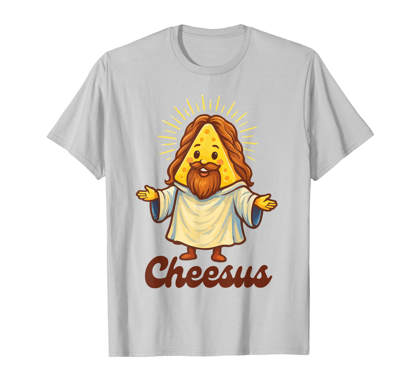 Christian Jesus God Lover Religious Funny Cheese Cheesus T-Shirt
