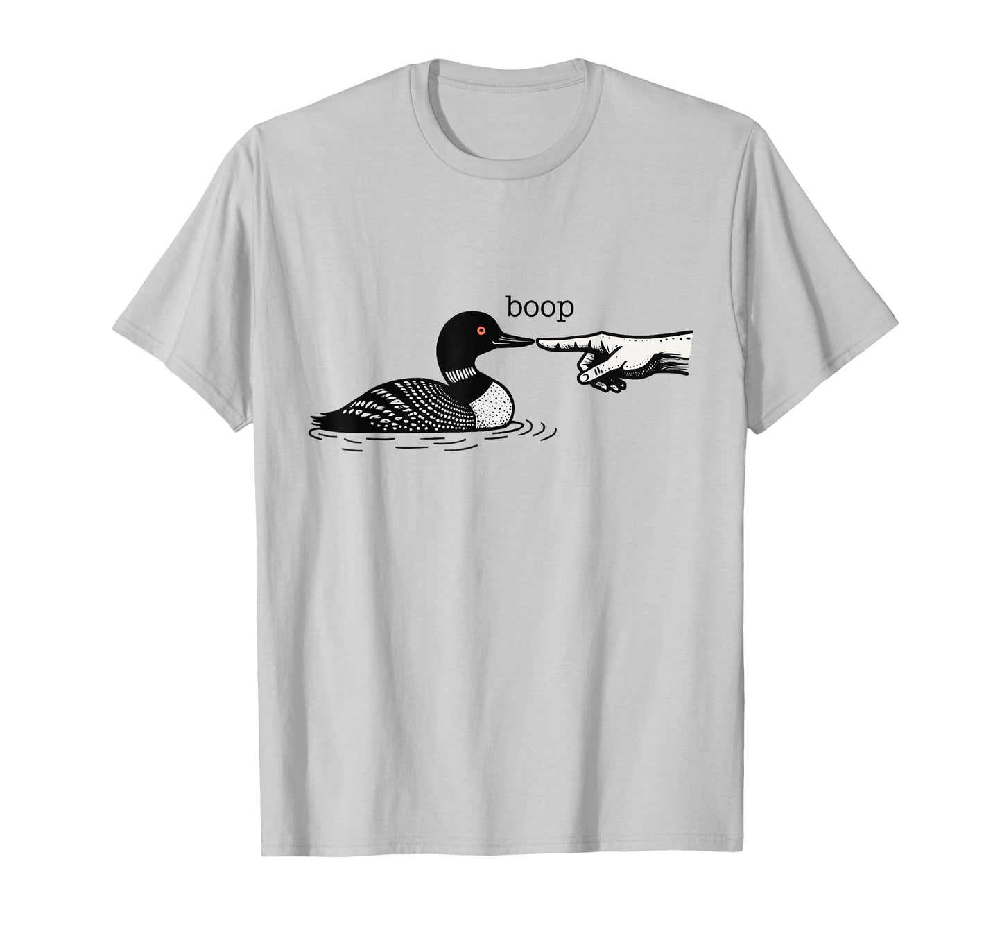 Pointing Hand Boops a Loon T-Shirt