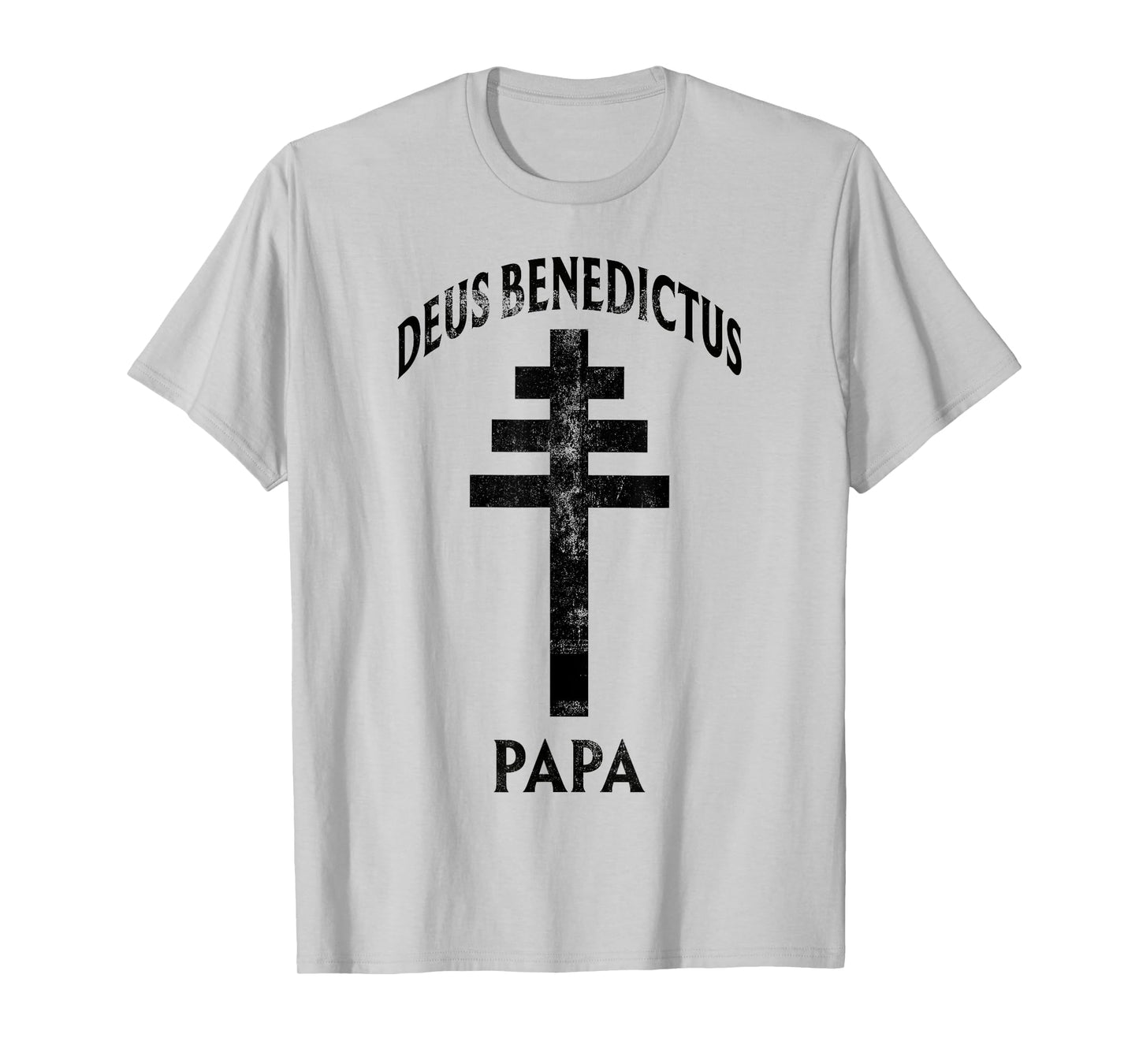 God Bless The Pope Papal Cross Catholic Prayer Latin T-Shirt