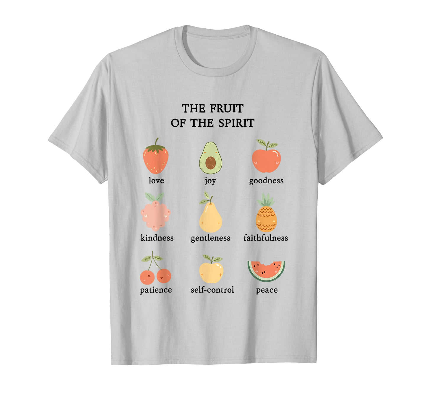 Fruit of the Spirit Cute Christian Girl Aesthetic T-Shirt