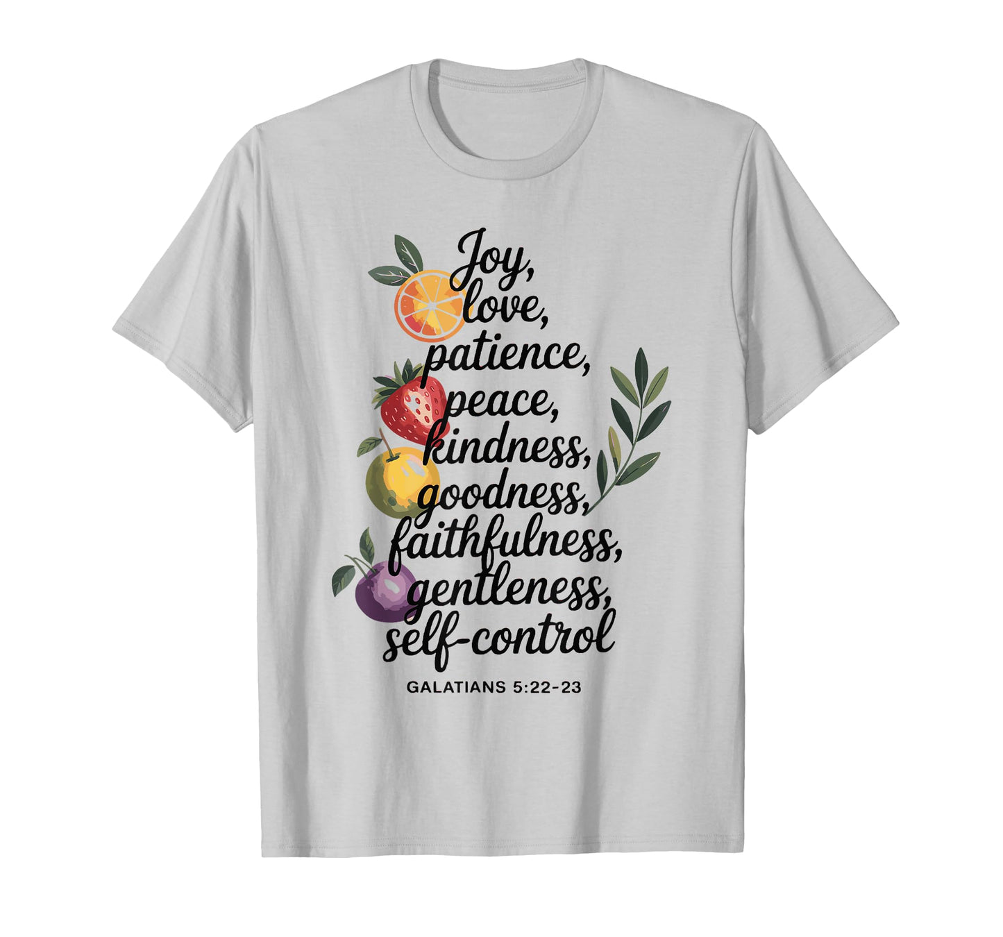 Awesome Galatians Fruit Of The Spirit Religious Verses T-Shirt