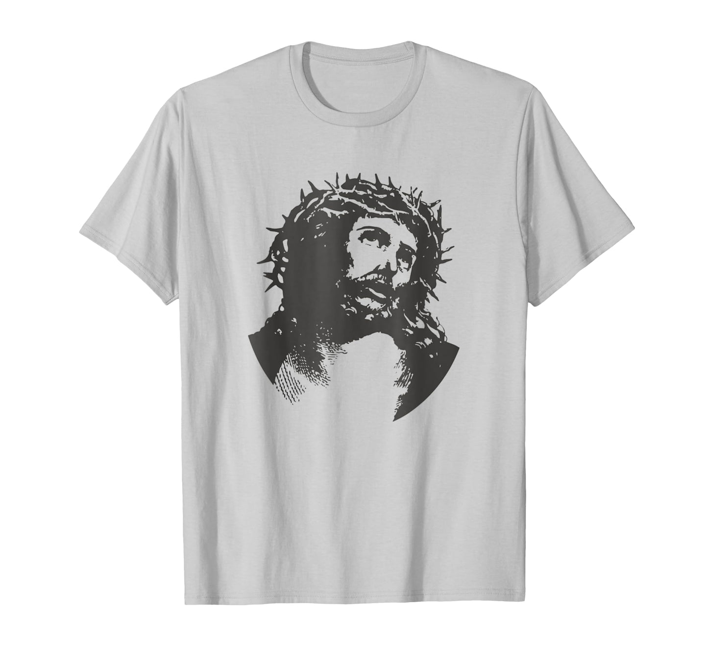 Face Of Jesus Christ Crown Of Thorns Catholic Faith T-Shirt