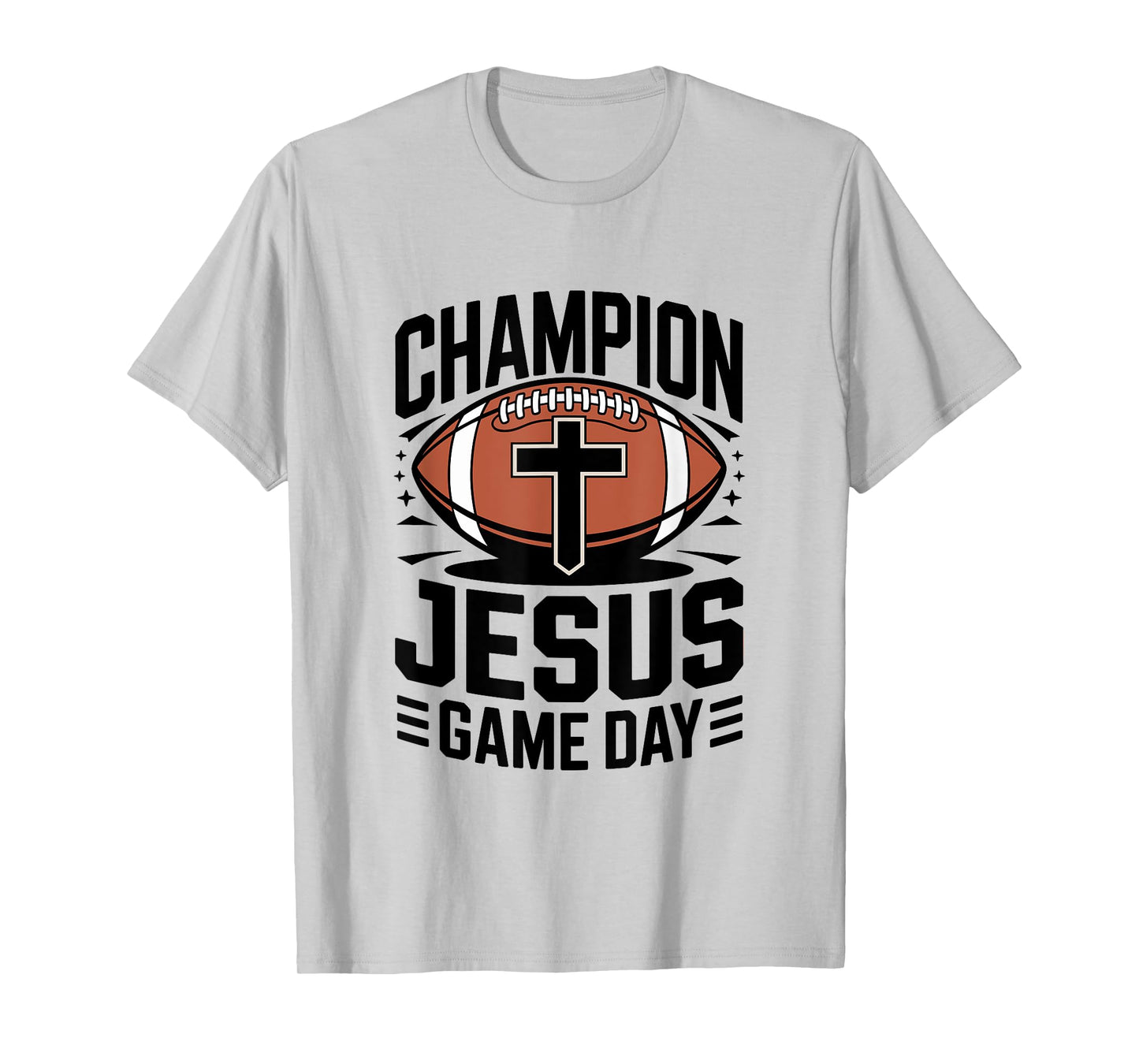 Fantasy Football Champion Jesus Game Day T-Shirt