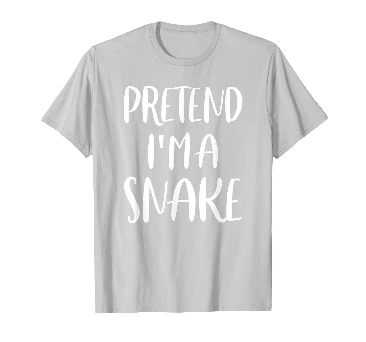 Pretend I'm A Snake Lazy Halloween Costume T-Shirt