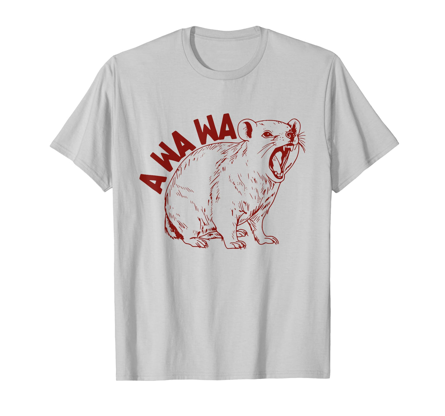 Rock Hyrax Lover Awawa Funny Groundhog Dassi T-Shirt