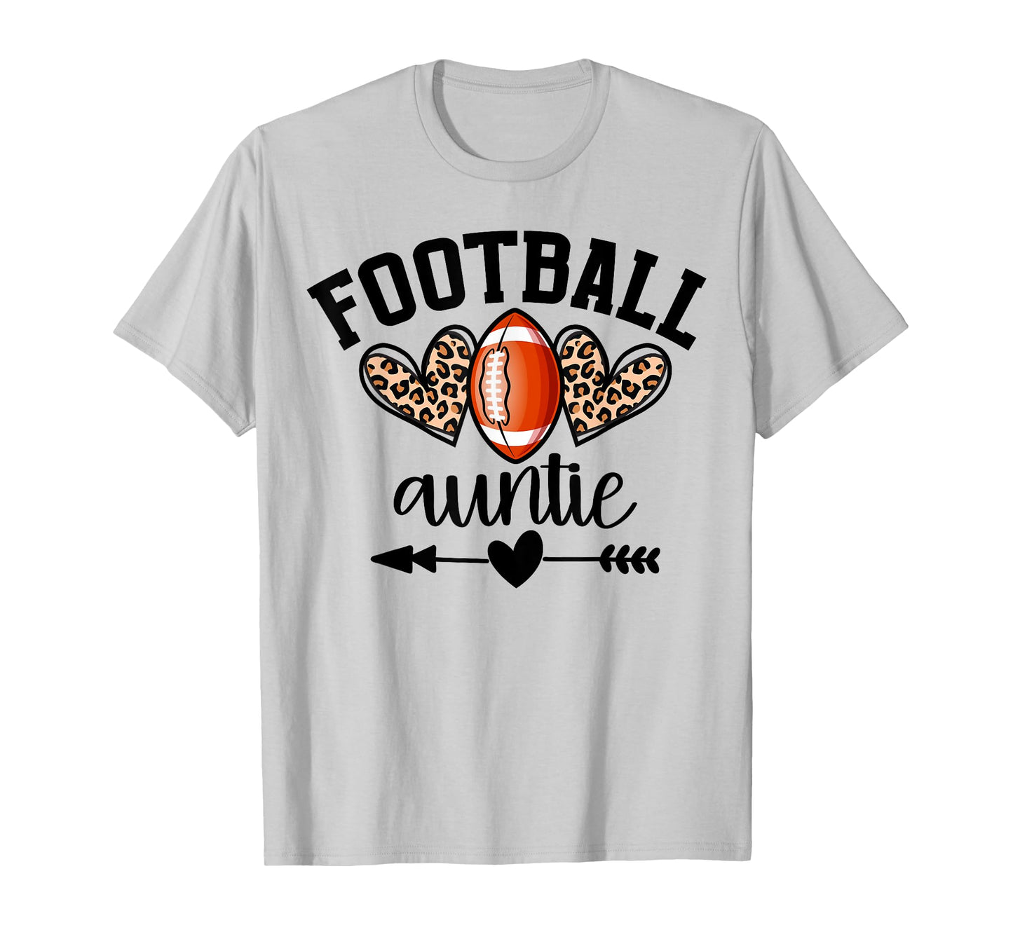 Football Auntie Womens Football Aunt Game Day Senior Night T-Shirt