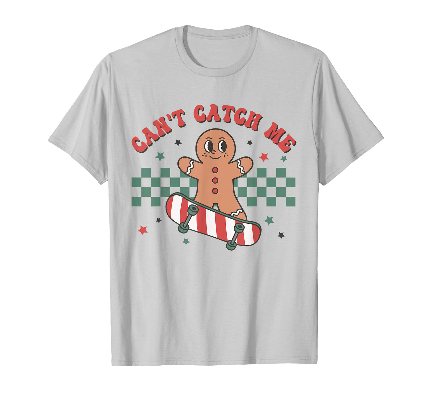 Can't Catch Me Gingerbread Christmas Cookies Toddler Kids T-Shirt