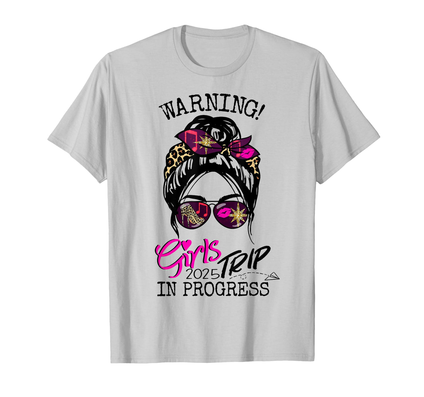 Girls Weekend Birthday Squad Warning Girls Trip In Progress T-Shirt