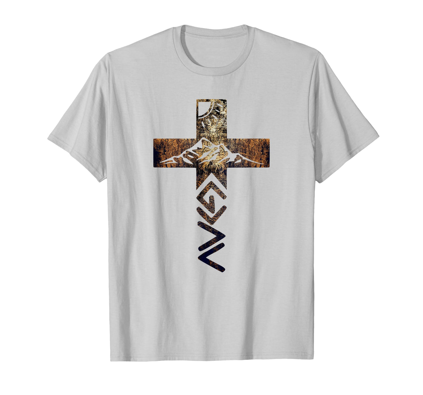 God Greater Than The Highs And Lows Cross for Christians T-Shirt