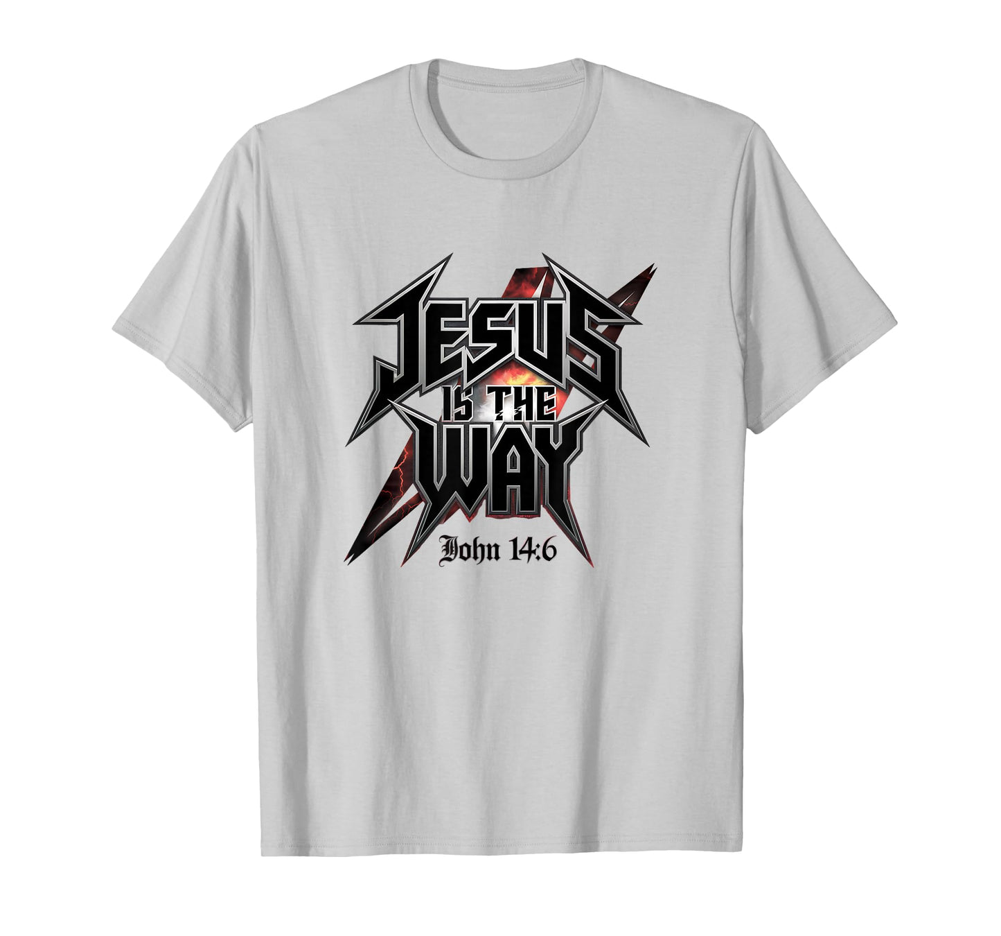 Jesus is The Way John 14:6 Christian Rock T-Shirt