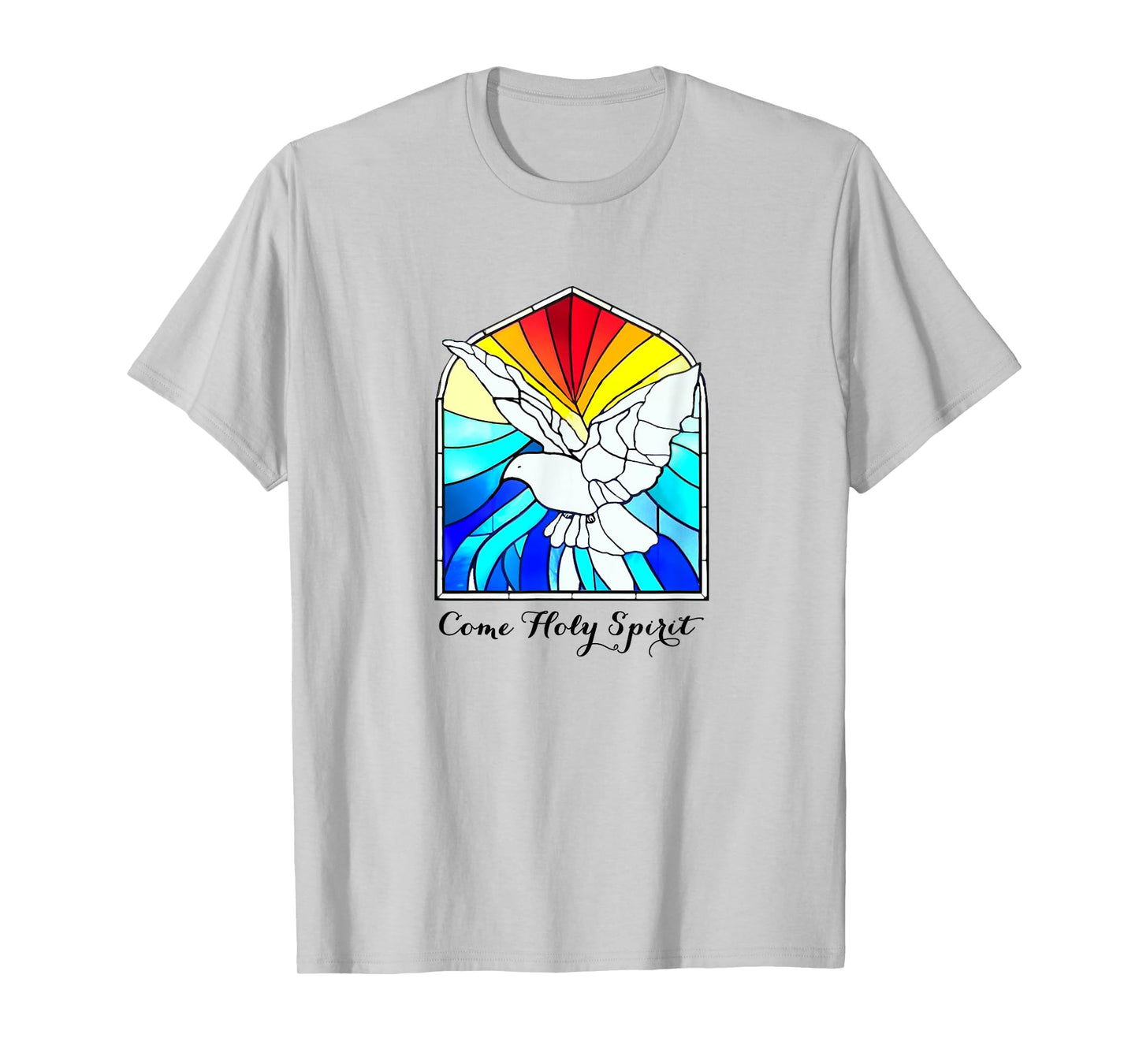 COME HOLY SPIRIT - Dove art design and Christian LOVE prayer T-Shirt