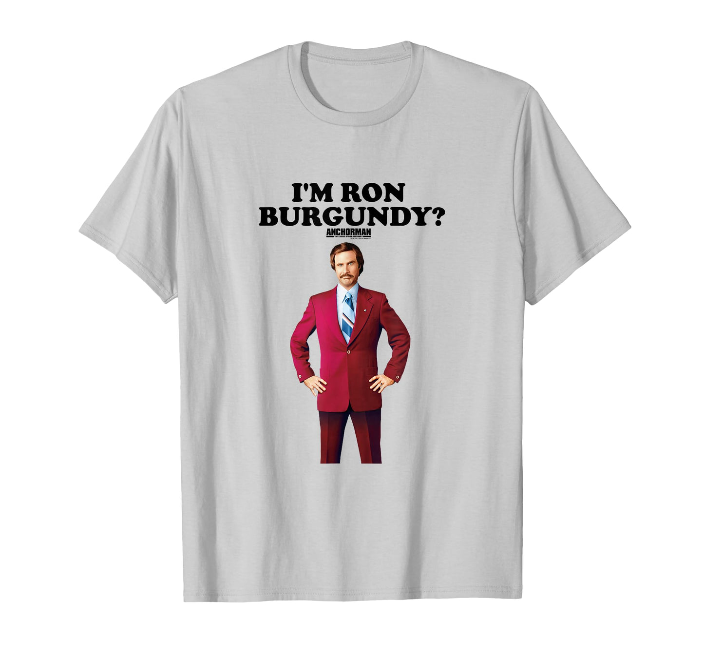 Anchorman I'm Ron Burgundy? Teleprompter Line Pose Quote T-Shirt