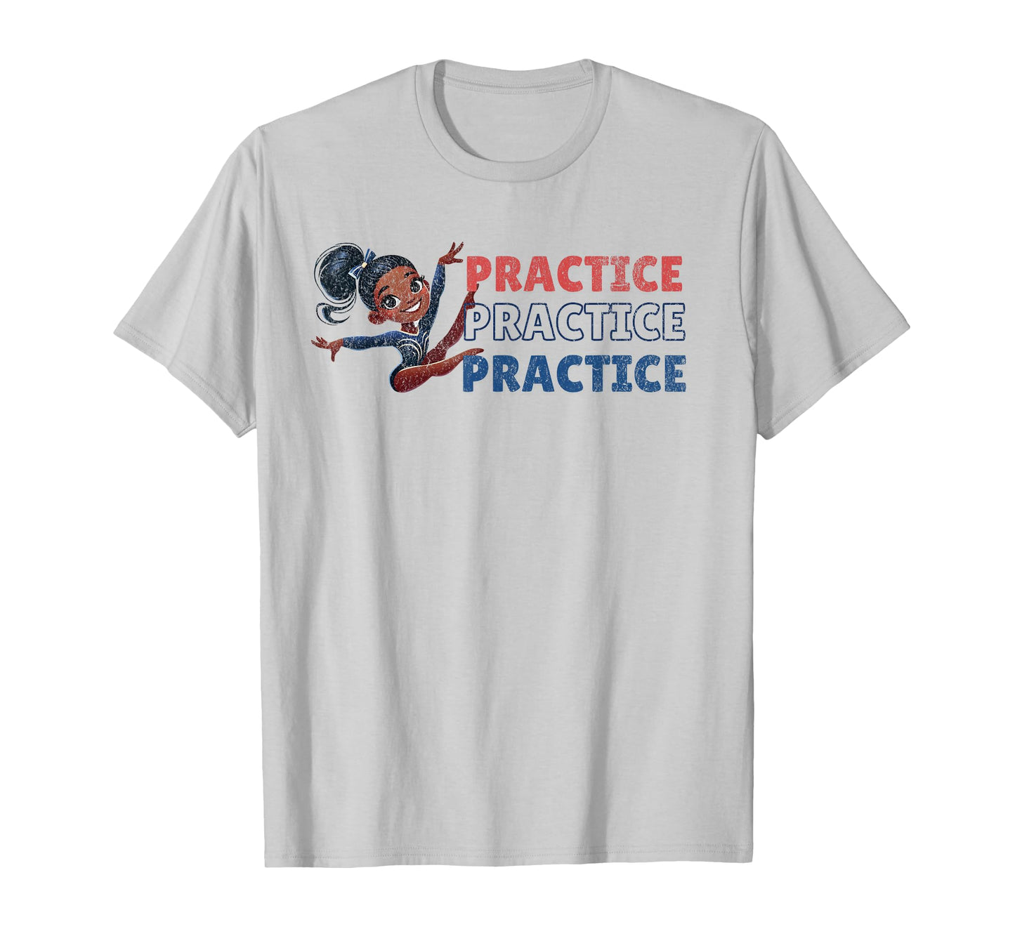 Simone T Practice Practice Retro Tee Boys and Girls T-Shirt