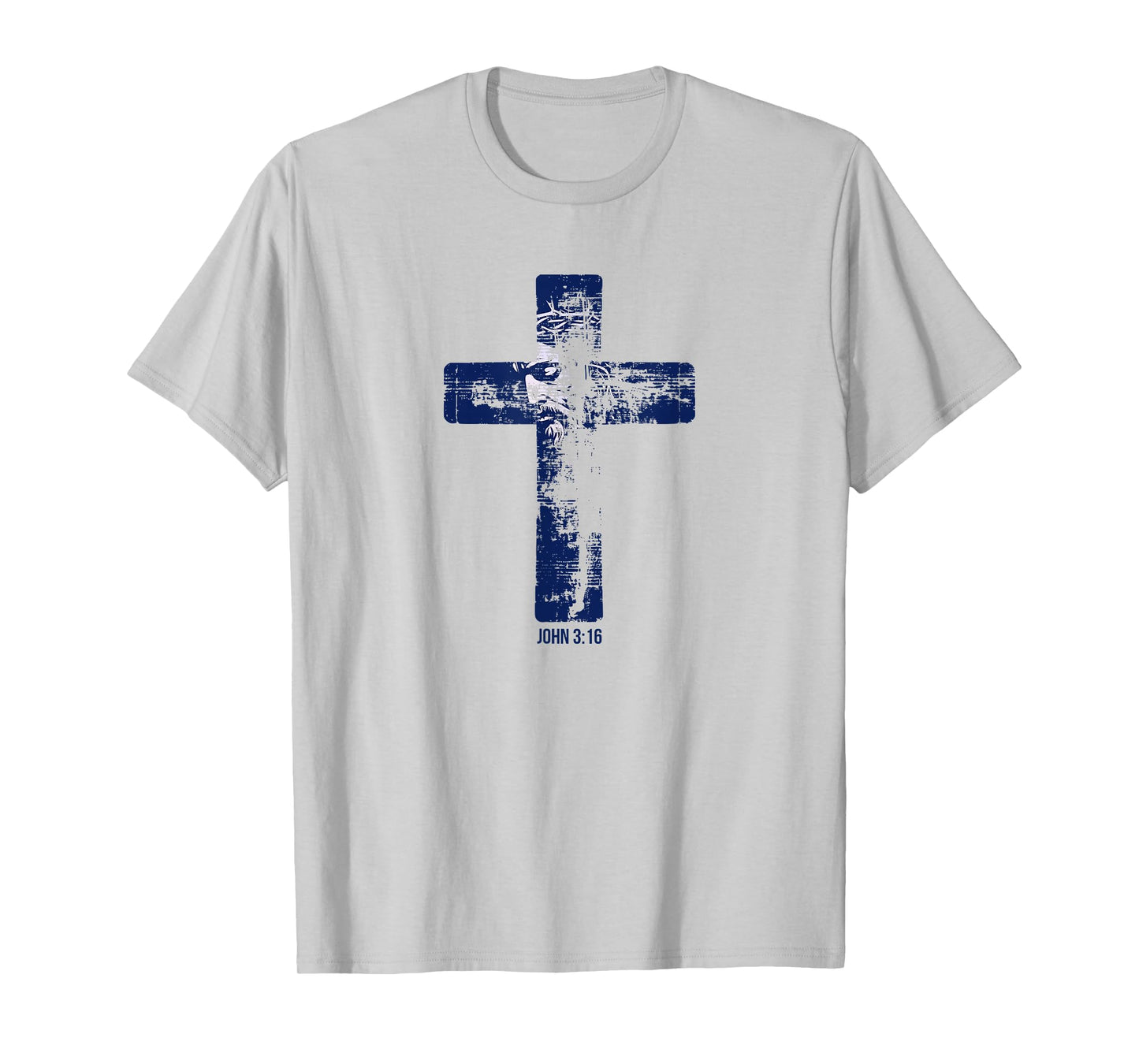 Graphics of Cross, Jesus Christ, Thorn Crown, John 3:16 T-Shirt