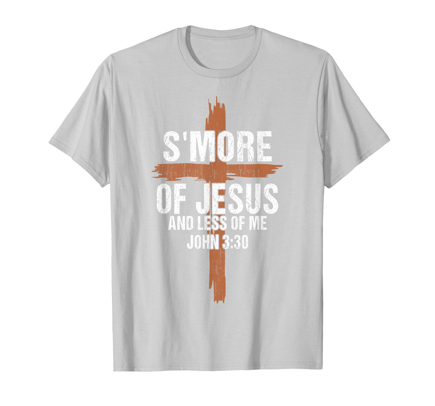 Women S'more Of Jesus And Less Of Me Funny Camping Christian T-Shirt