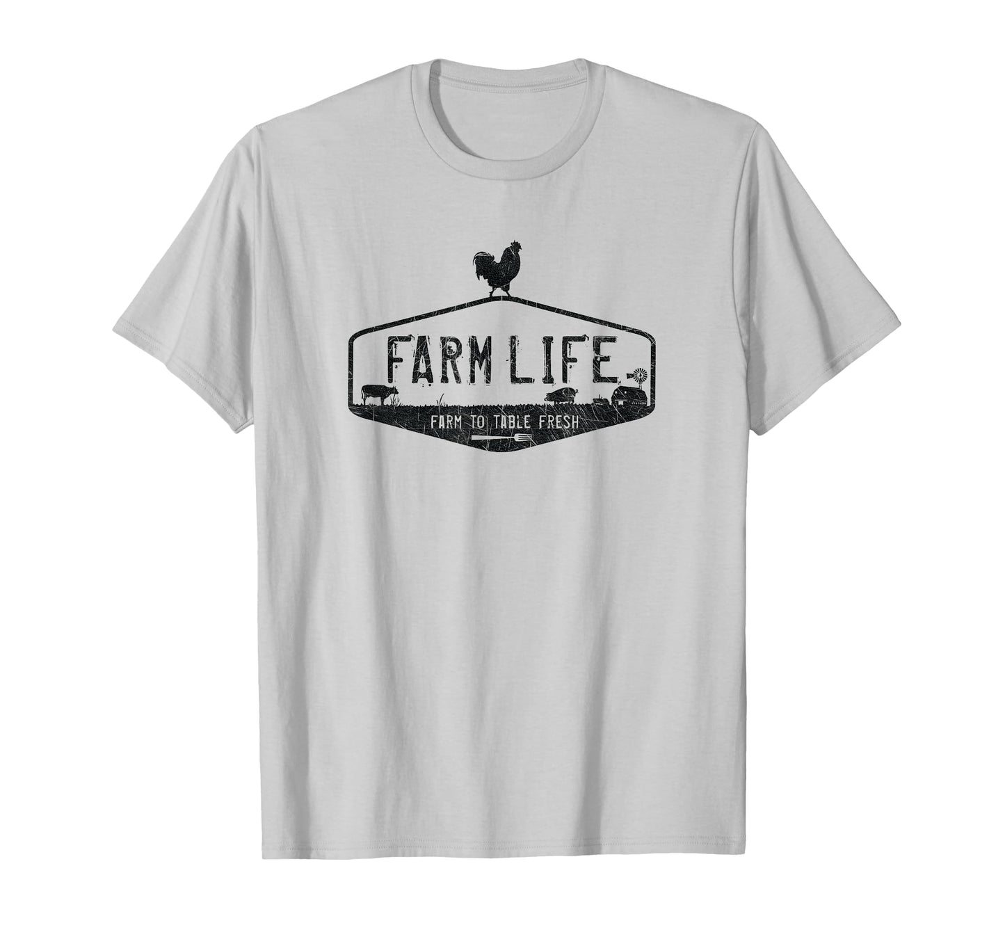 FARM LIFE T-SHIRT, LIVESTOCK DISTRESSED GRAPHIC T-Shirt