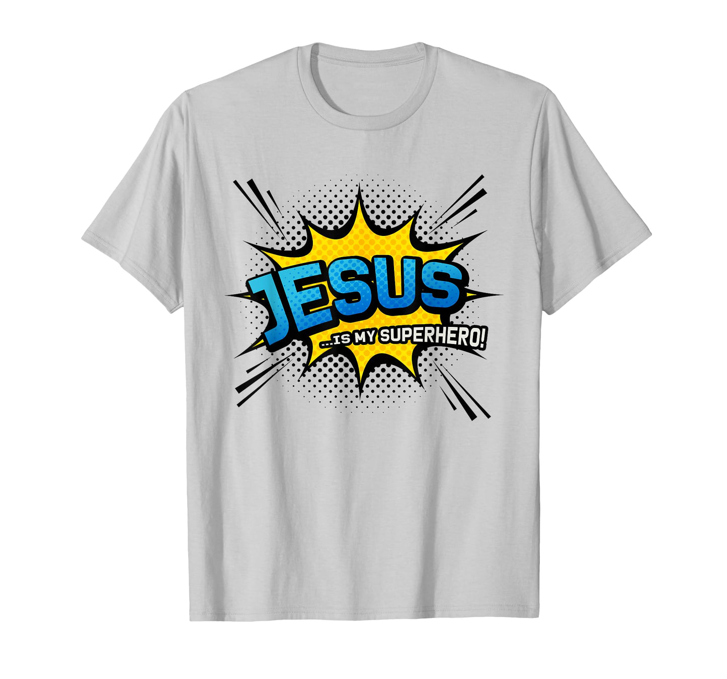 Jesus is My Superhero - Funny Cool Comic Book T-Shirt