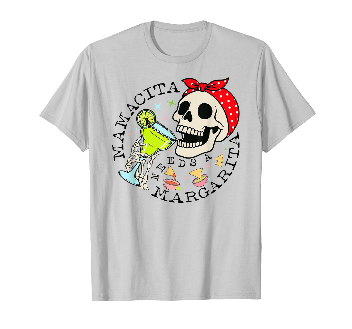 Mama Cita Mamacita Needs A Margarita Funny Mothers Day T-Shirt