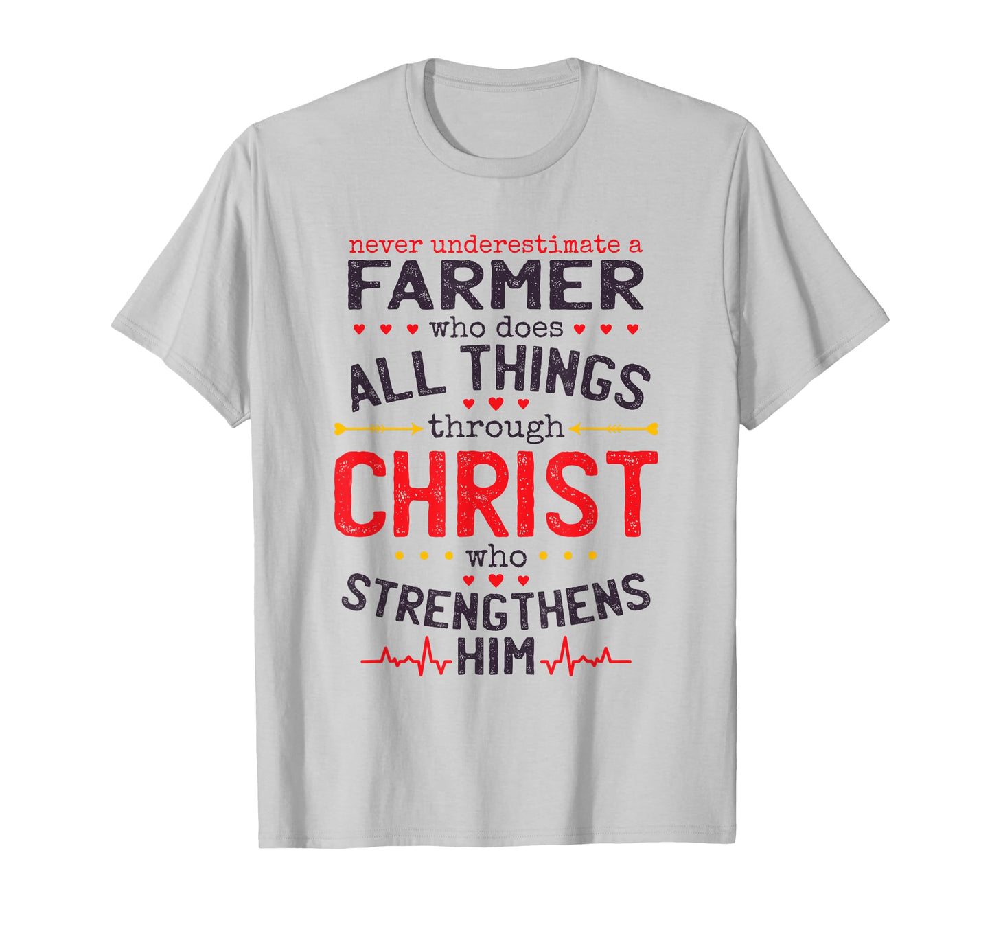 Christian Farmer And Christianity Farming T-Shirt