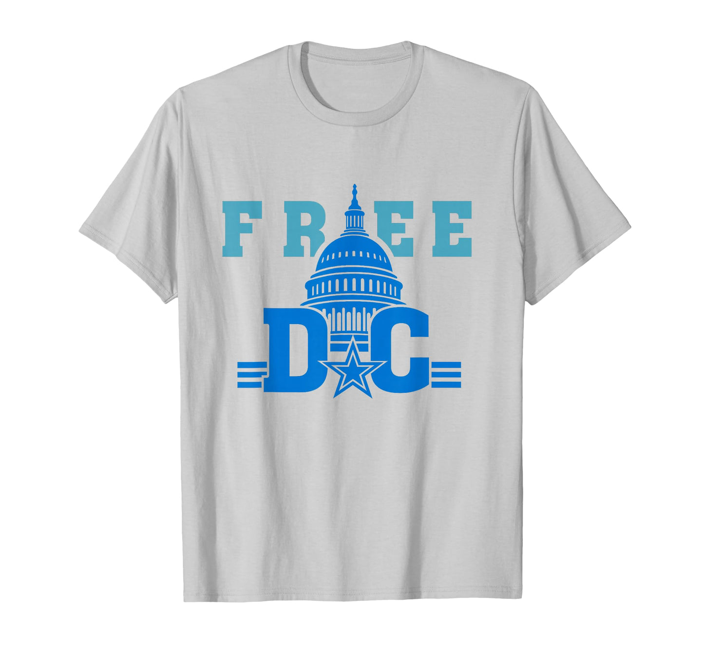 Free DC Washington DC Statehood Political Activism Quote T-Shirt