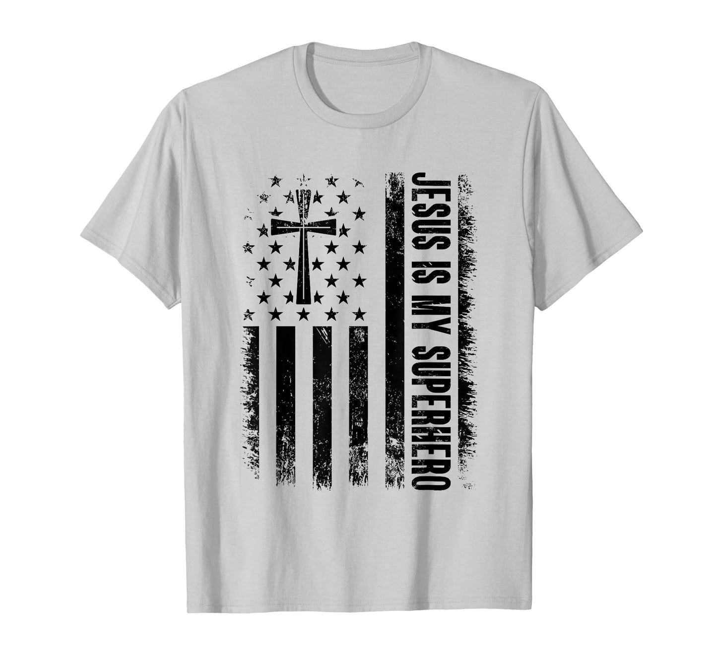 Jesus is My Superhero - Christian Religious T-Shirt