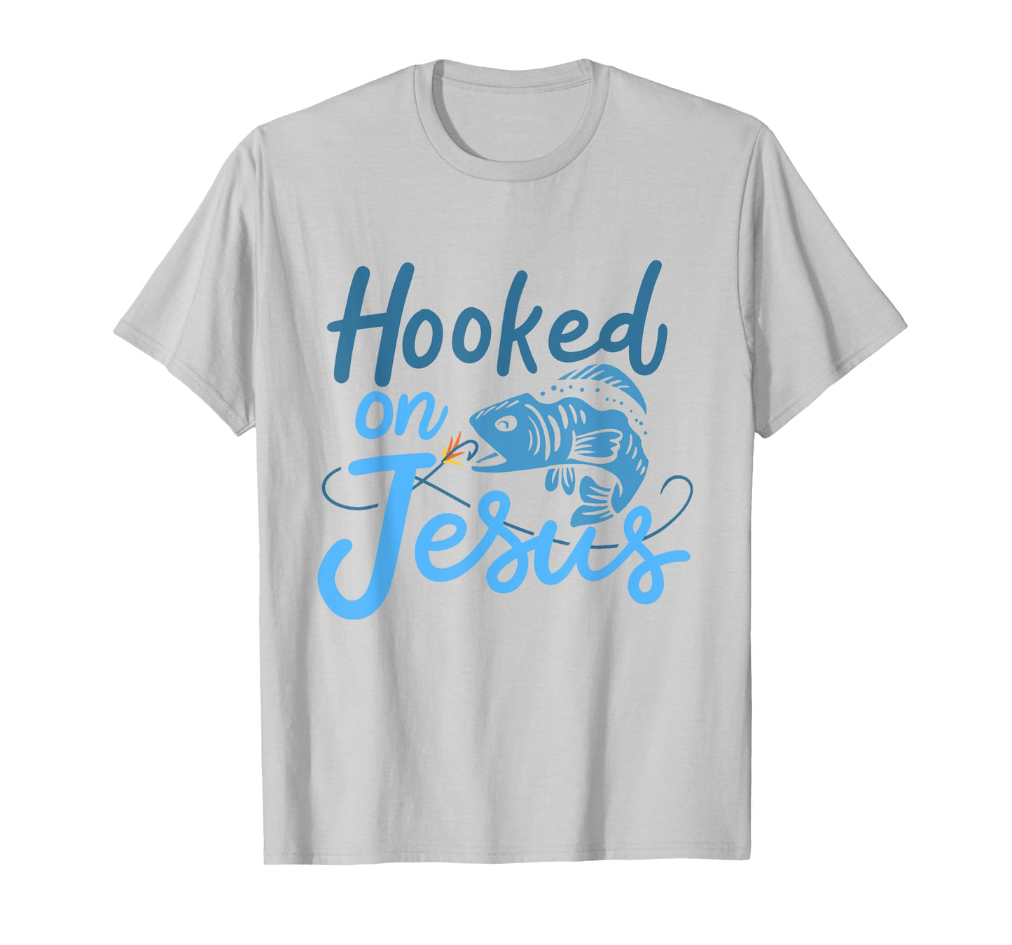 Hooked On Jesus Bass Fishing T-Shirt