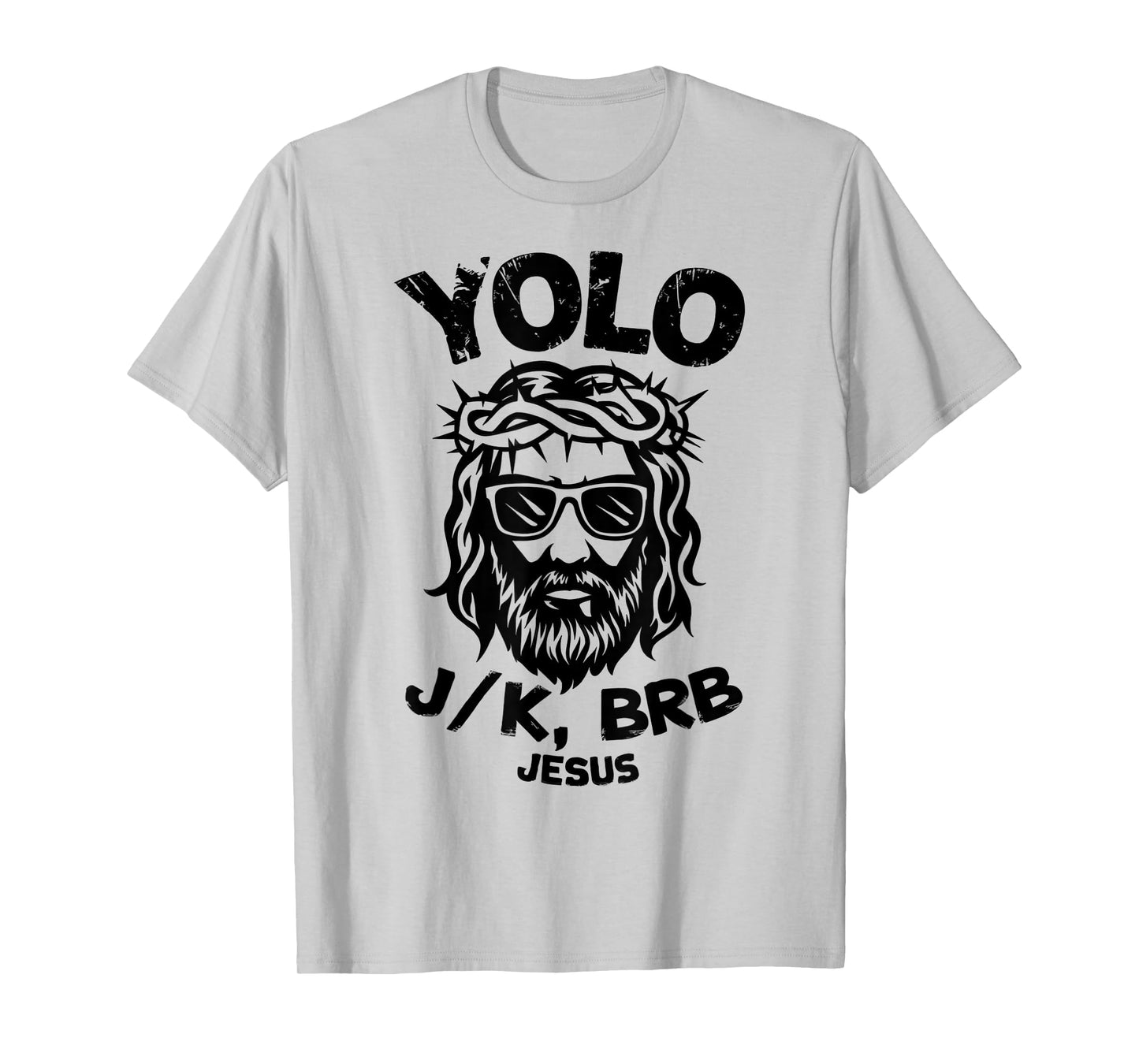 Happy Easter Yolo JK Brb Jesus Christian Men Women Kids T-Shirt