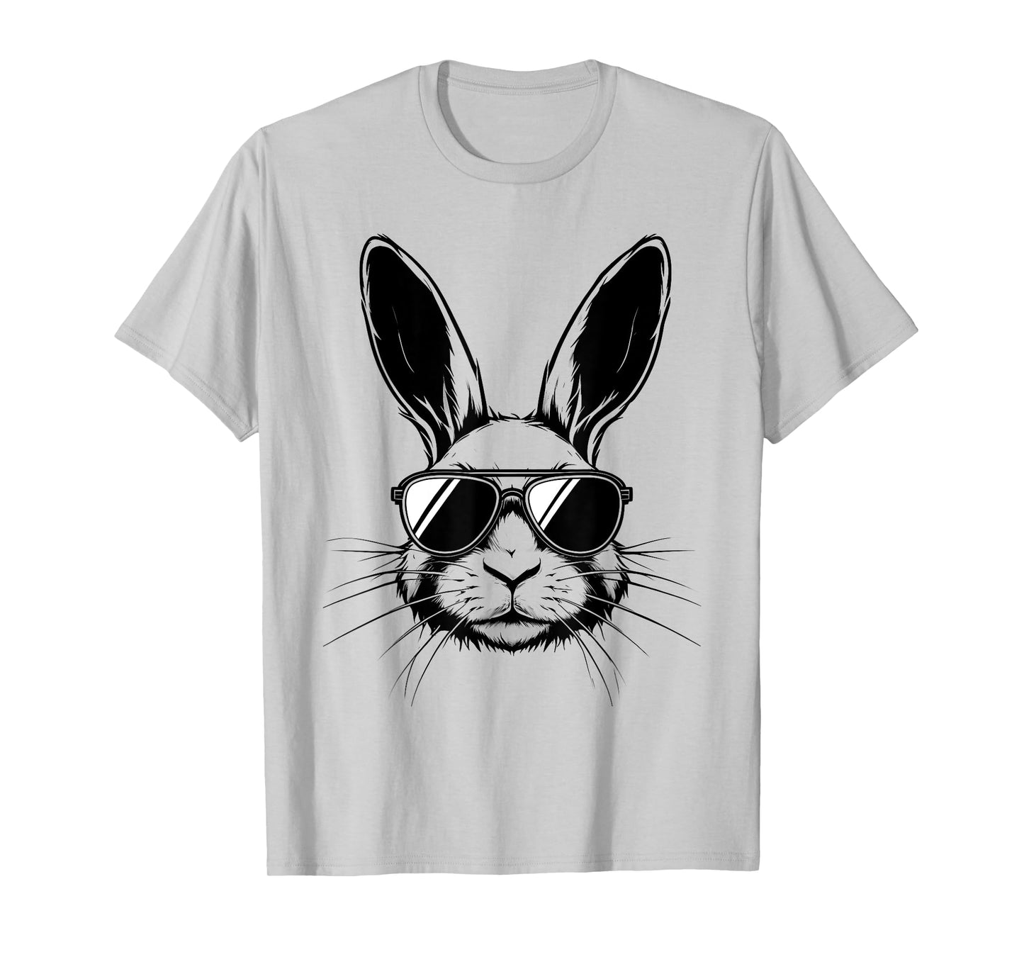 Bunny Face With Glasses Shirt Men Boys Kids Easter Day T-Shirt