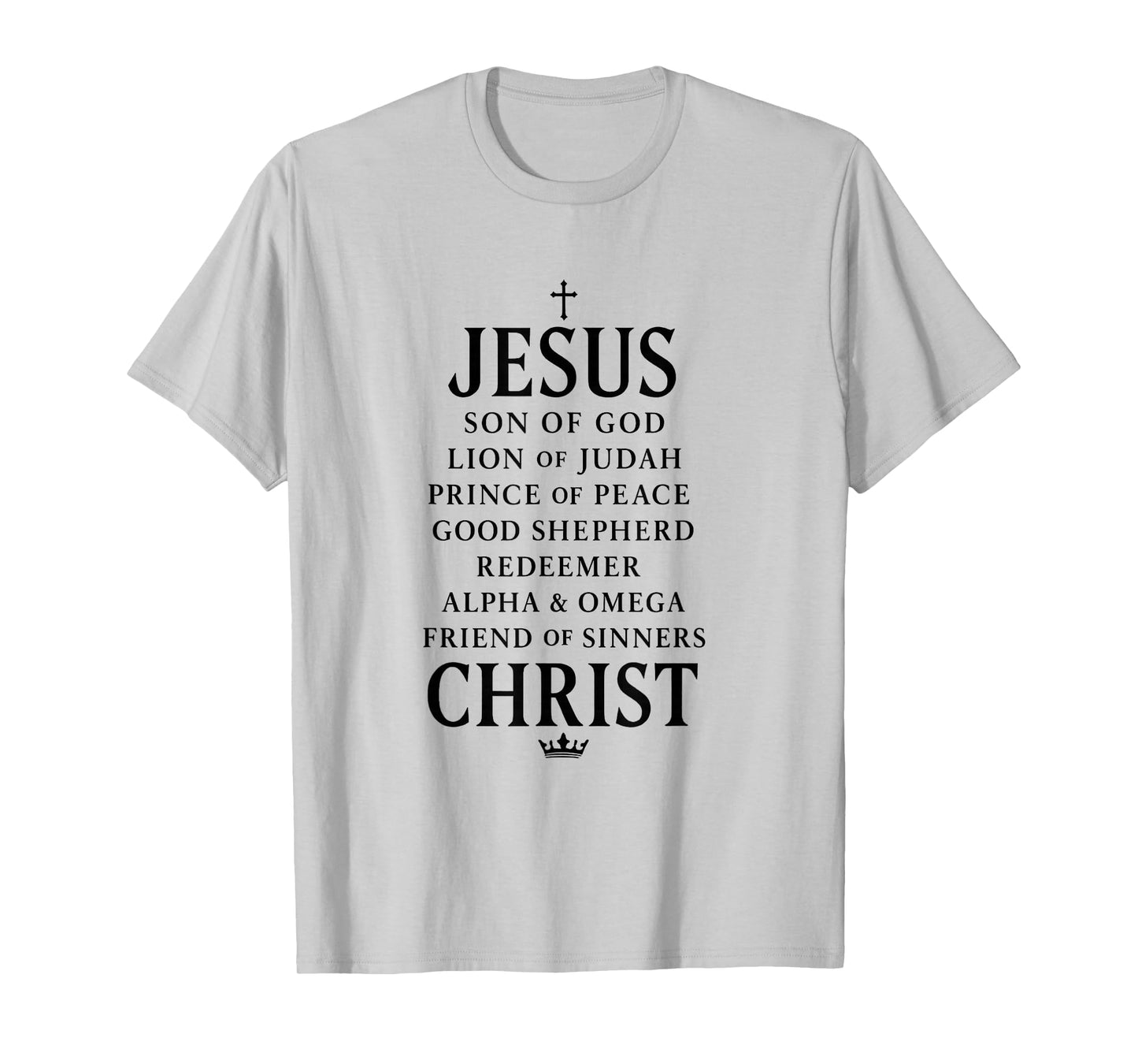 Names Jesus Christ - Son of God | Lion Judah & Prince Peace T-Shirt