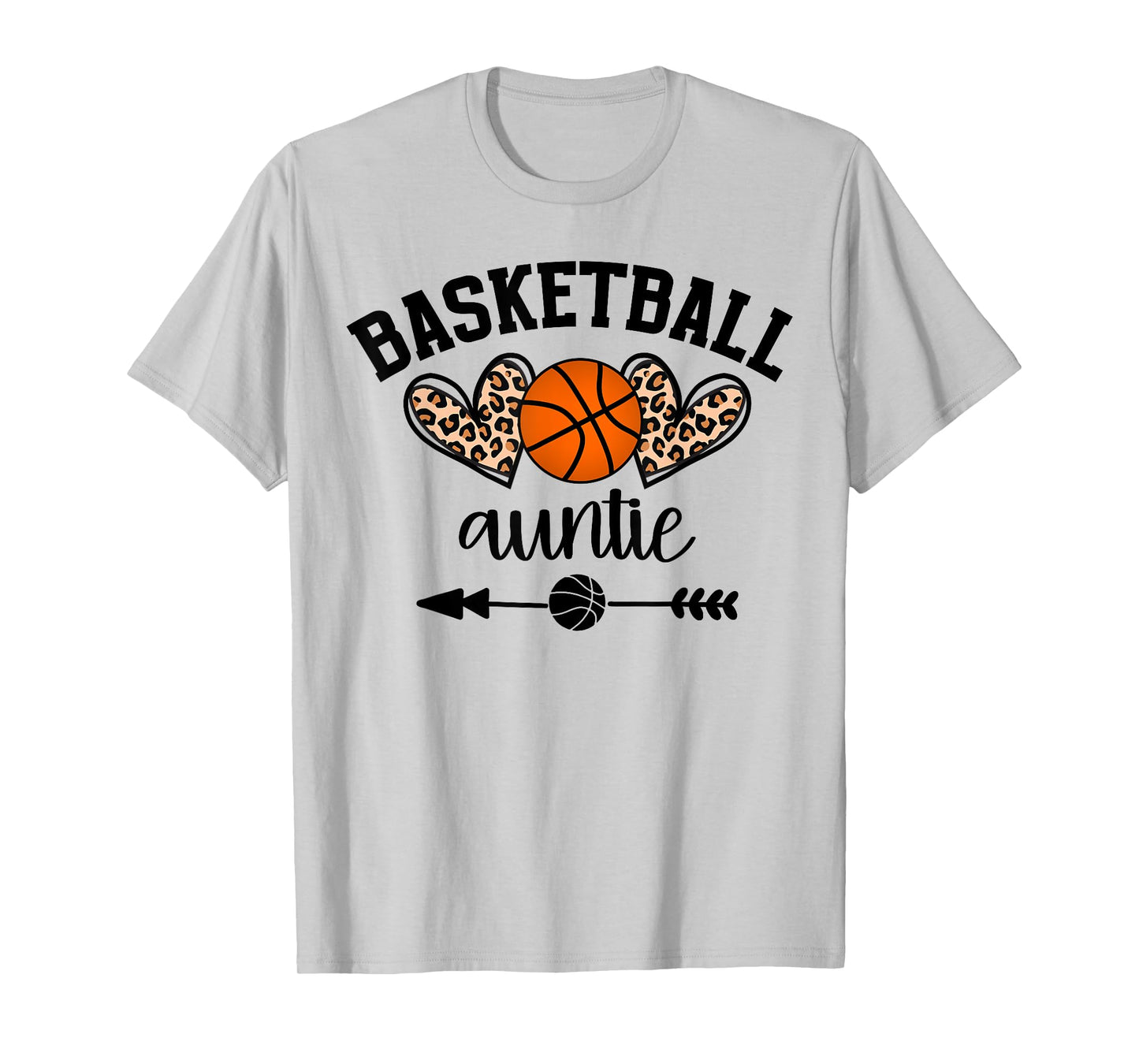 Basketball Auntie Womens Basketball Aunt Game Day Senior T-Shirt