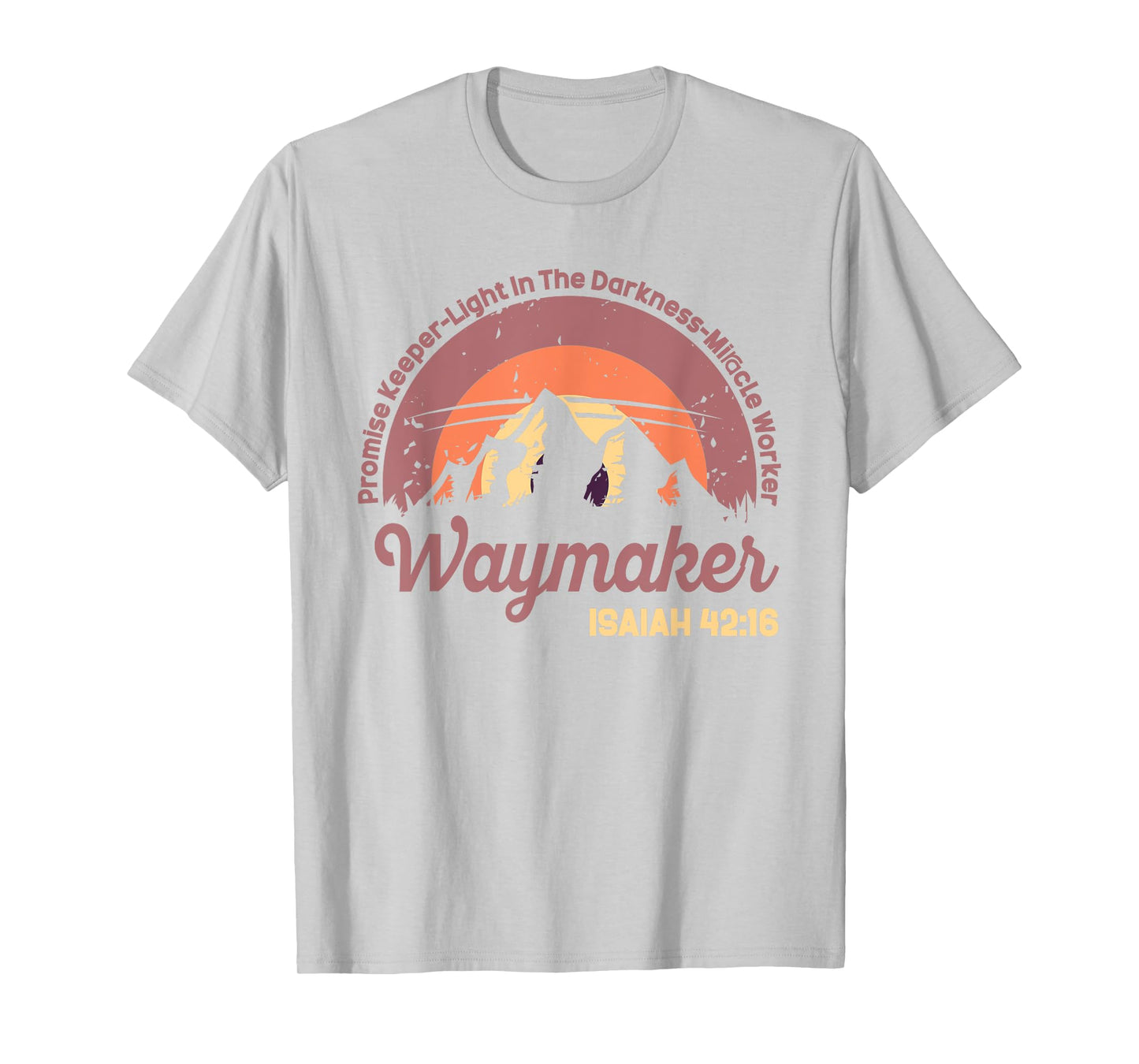 Waymaker Vintage Promise Keeper Miracle Worker Christian T-Shirt