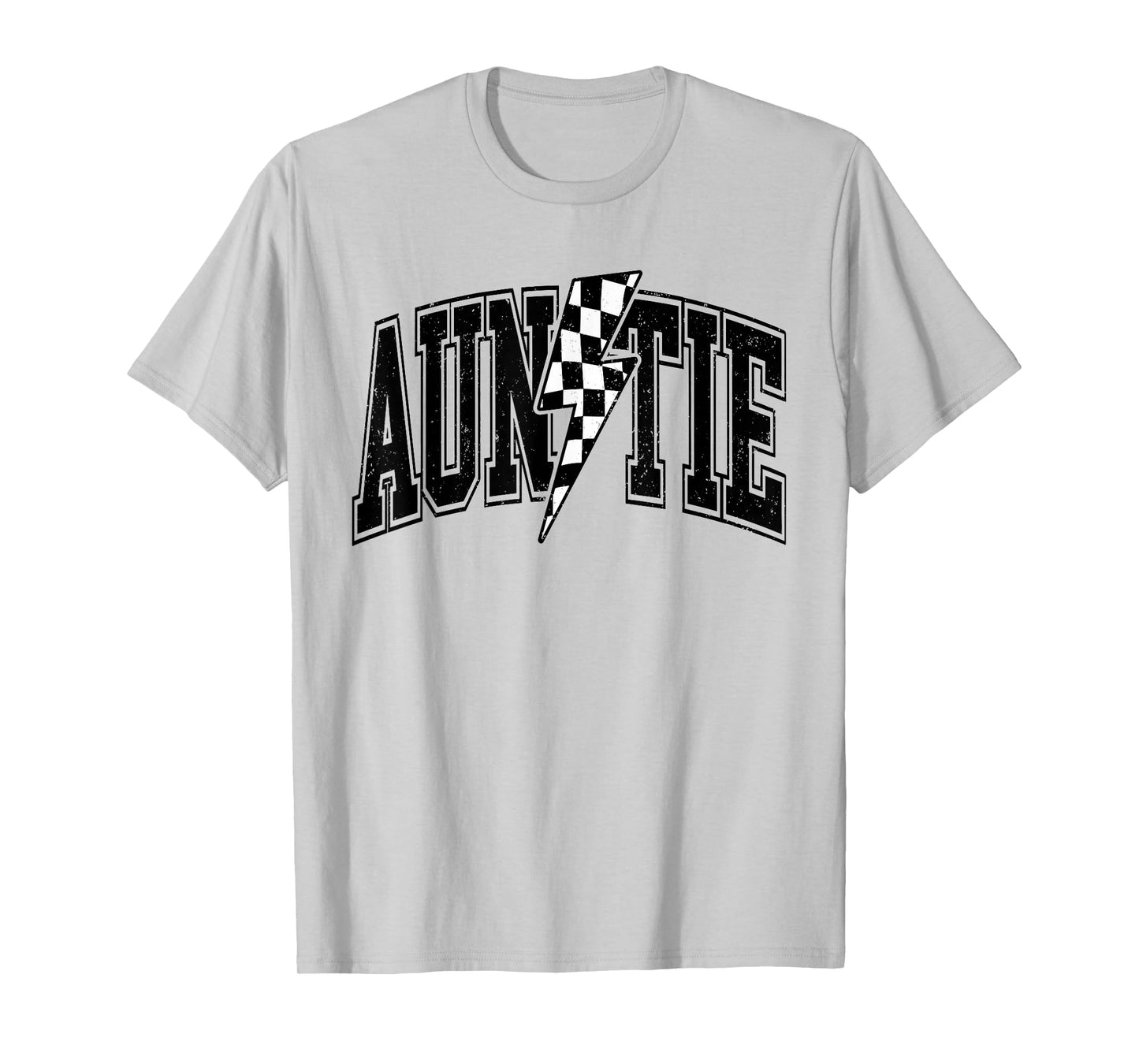 Auntie Racing Car Family Matching Birthday Party Funny Aunt T-Shirt