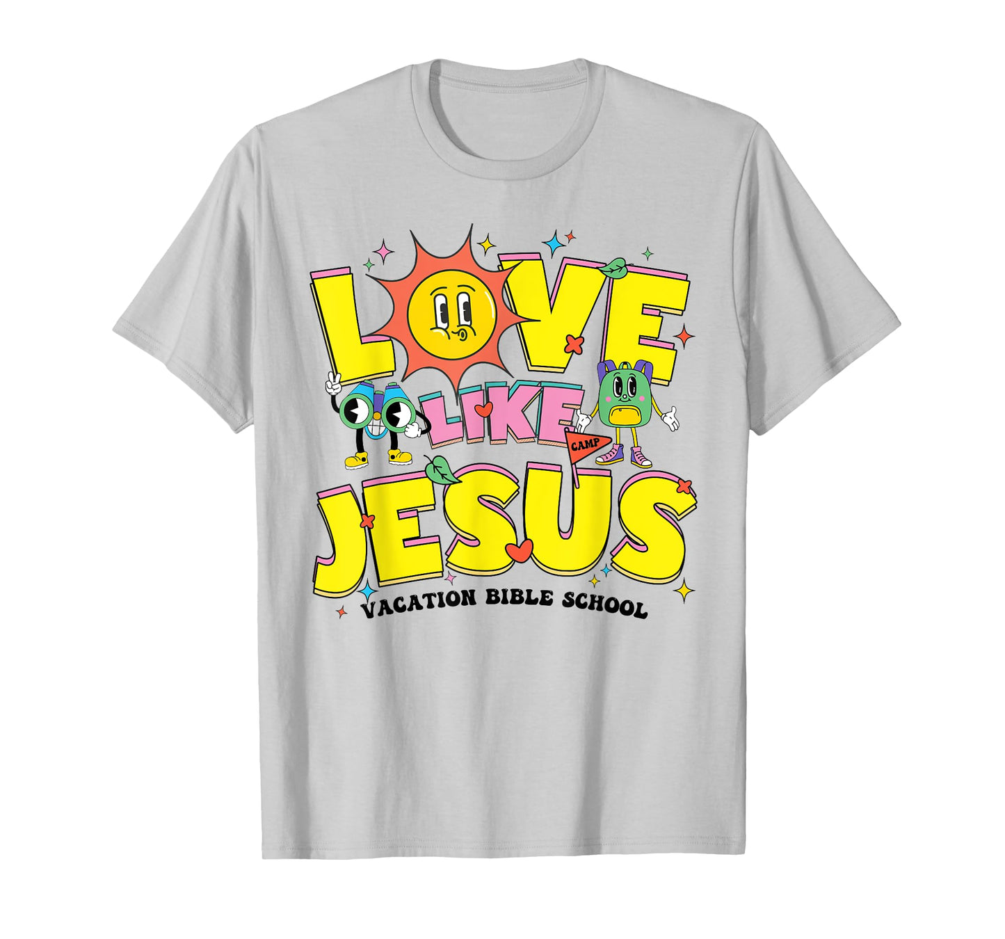 Groovy Love Like Jesus Vacation Bible School VBS Live It T-Shirt