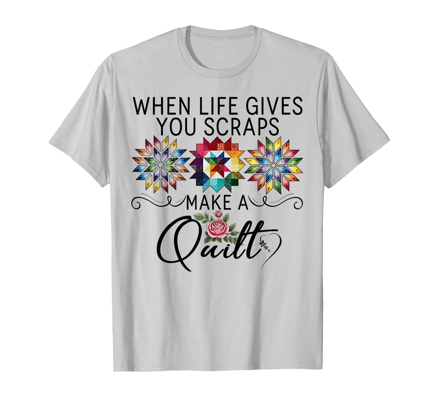 Funny Sewing Sewer Make A Quilt Quilting Patterns Quilter T-Shirt