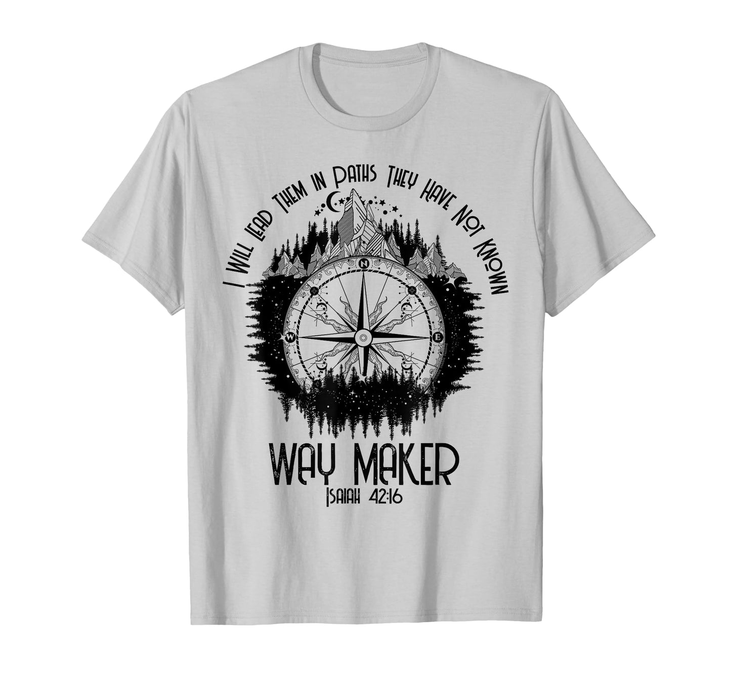 Spiritual Way Maker Bible Verse Christian Faith Way Maker T-Shirt