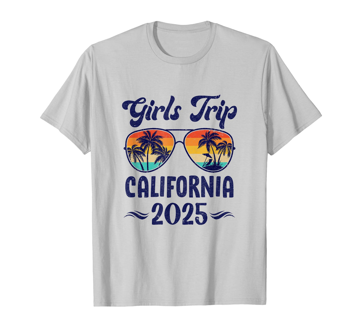 California Girls Trip Beach Vacation 2025 Matching Group T-Shirt
