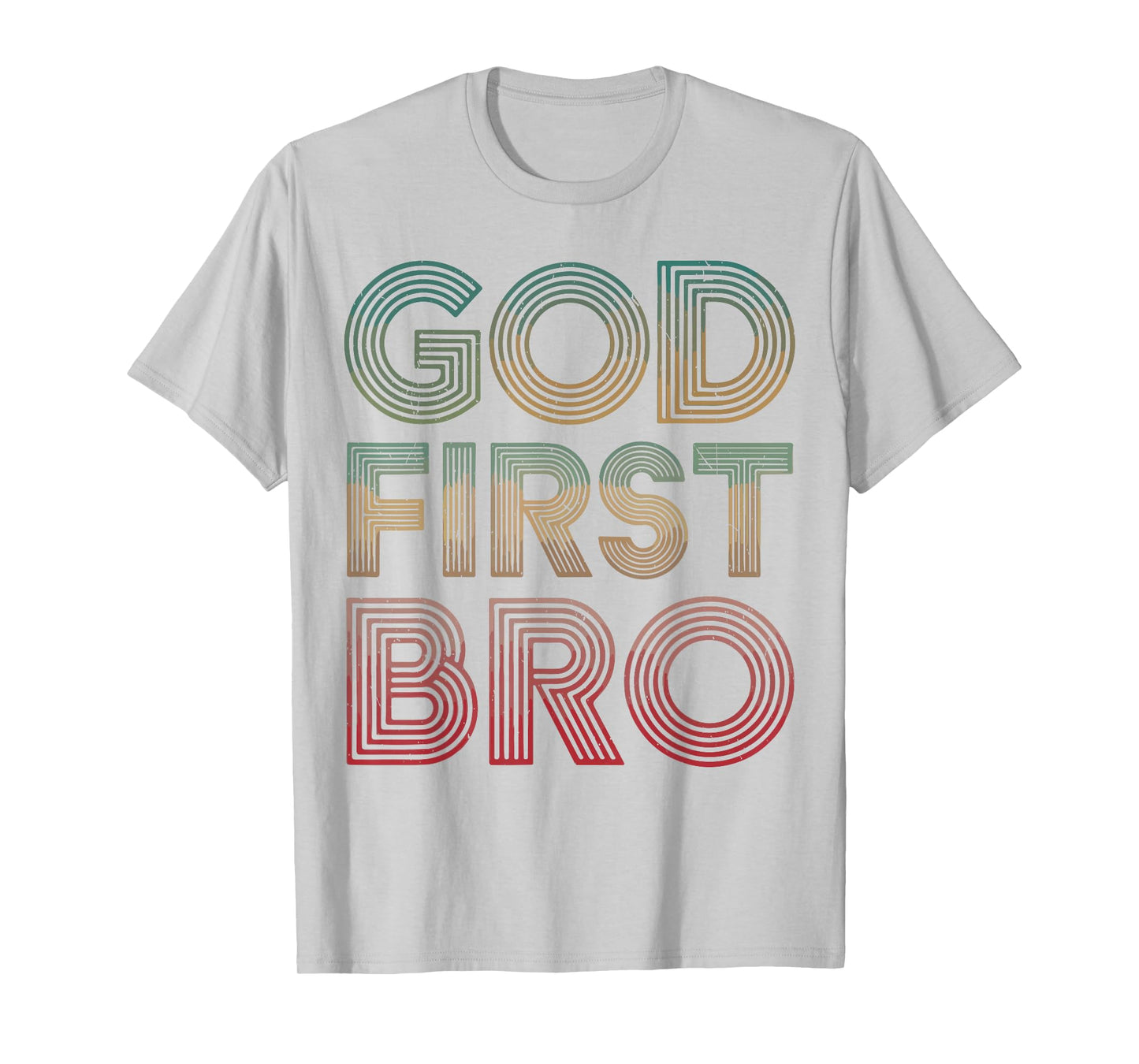 Teens Boy God First Bro Funny Christian Son Brother Toddler T-Shirt