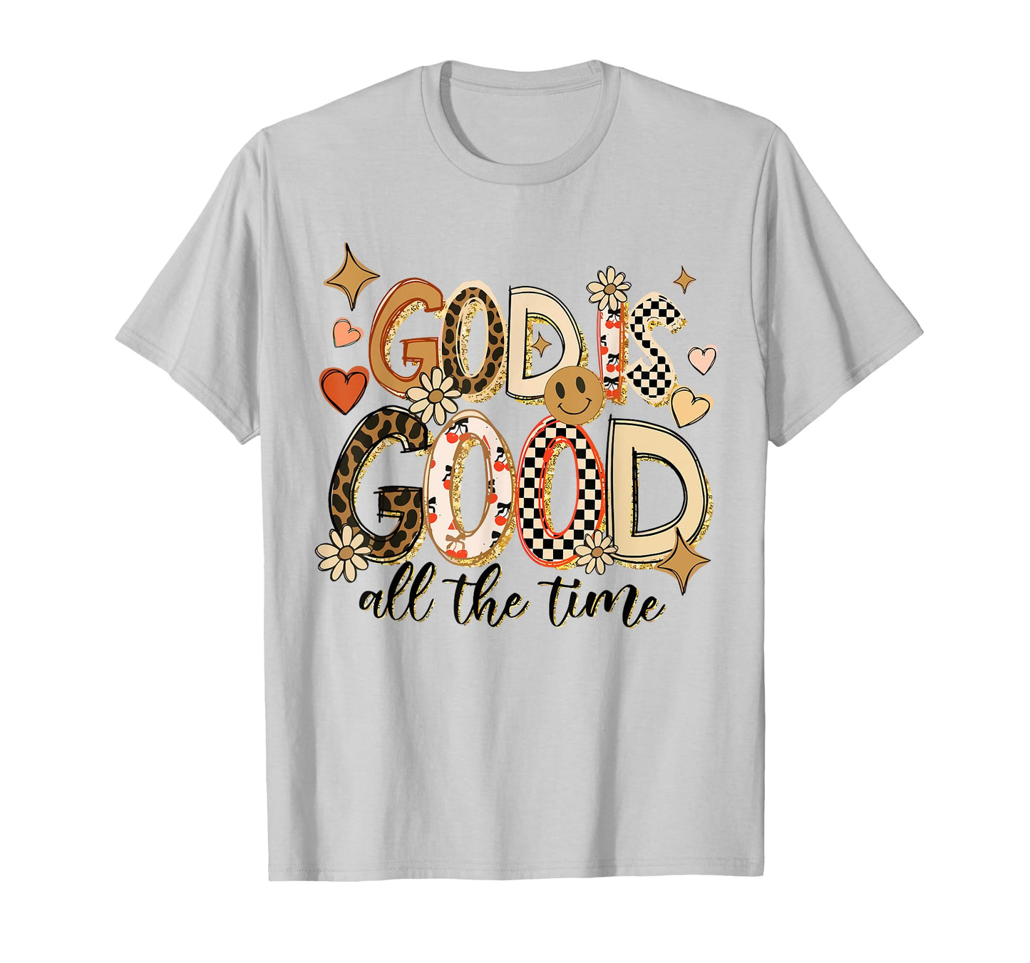 God is Good All The Time Christian Fall Autumn Thanksgiving T-Shirt