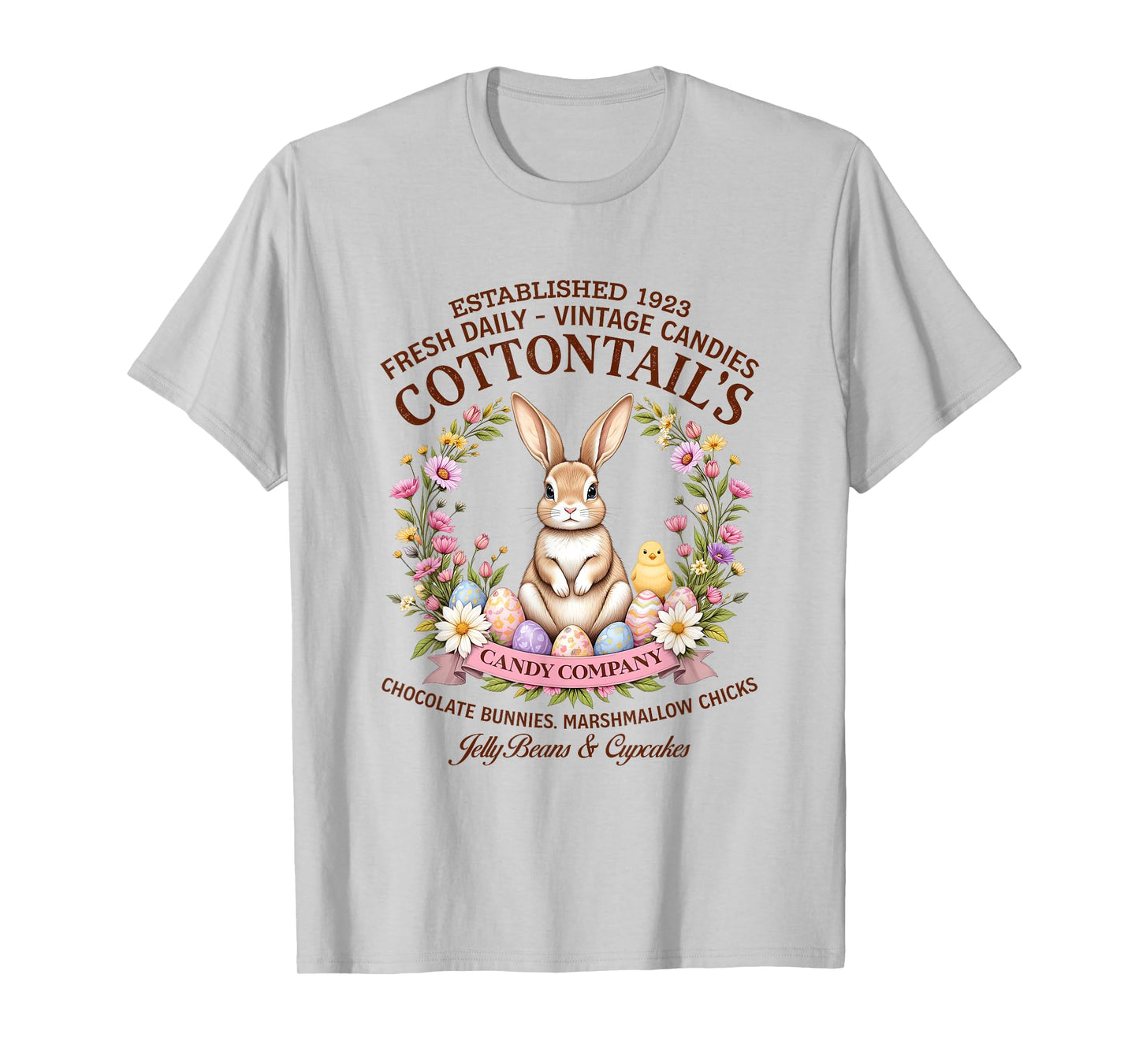 Cottontail’s Candy Vintage Easter Bunny Easter Day Costume T-Shirt