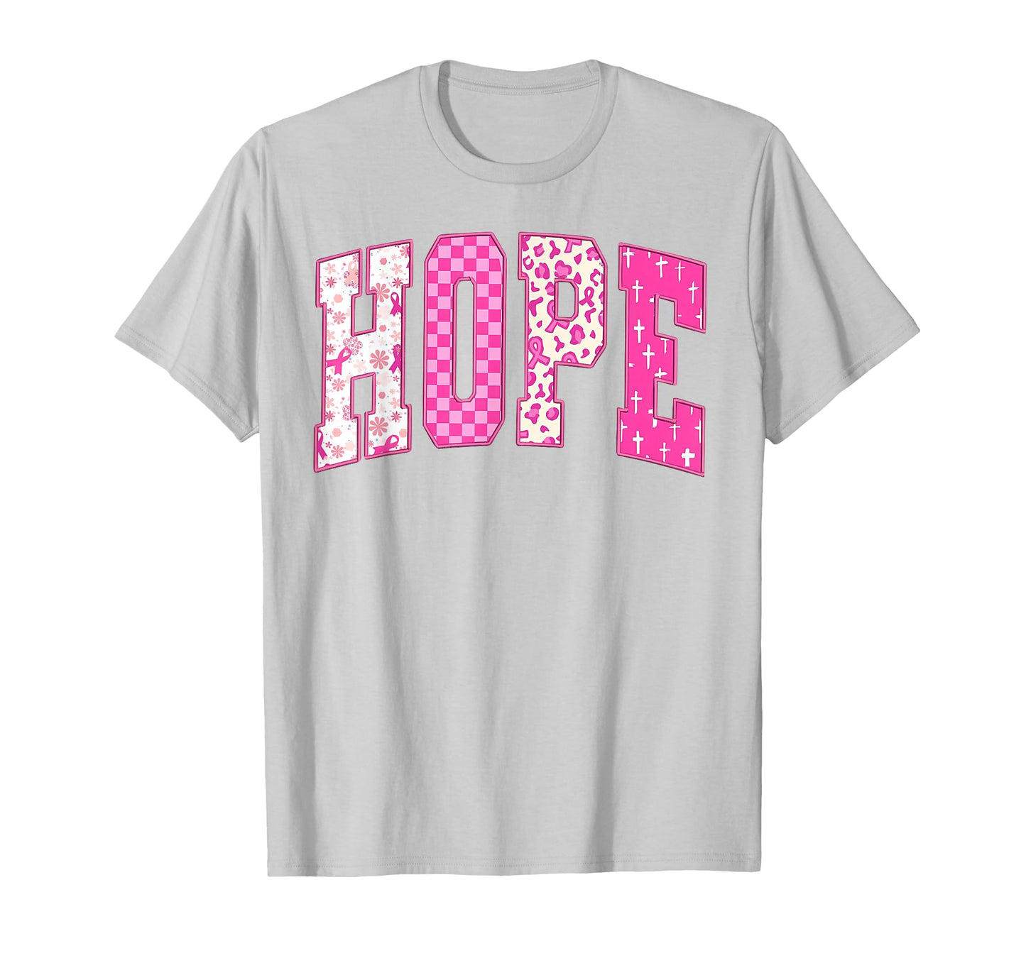 Breast Cancer Christian Fight Hope Faith Love Matching Group T-Shirt